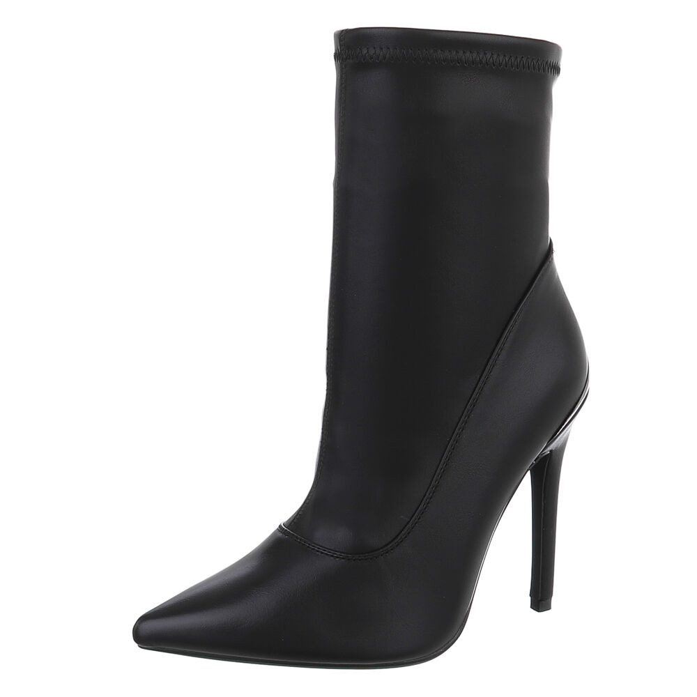Ital-Design Elegante Damen Stiefel mit hohem Absatz für jeden Anlass High-H günstig online kaufen