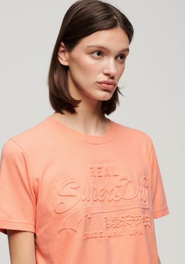 Superdry Kurzarmshirt EMBOSSED VL RELAXED T SHIRT