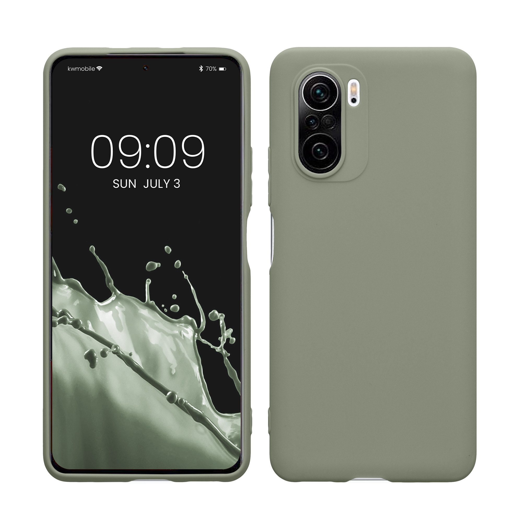 kwmobile Smartphone-Hülle Hülle für Xiaomi Poco F3, Hülle Silikon - Soft Handyhülle - Handy Case Cover