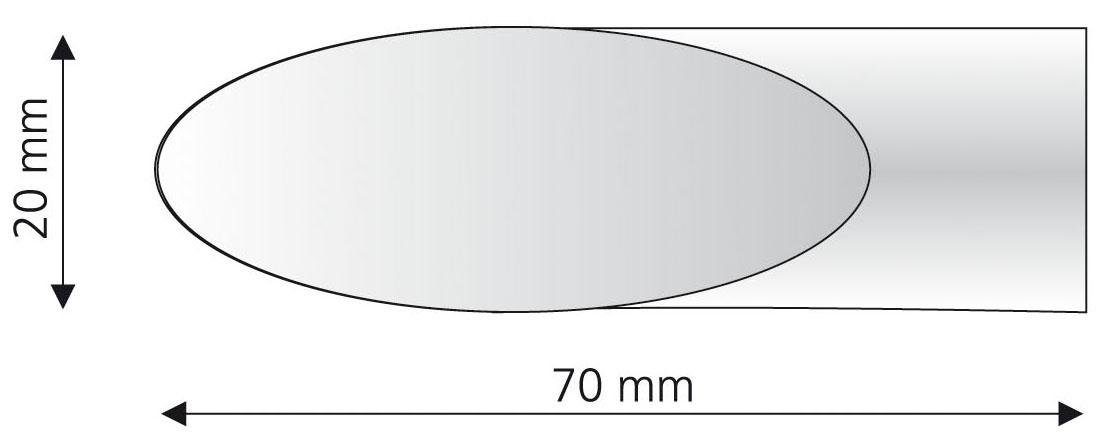 Liedeco Gardinenstangen-Endstück Cut, Gardinen, (Set, 2-St), günstig online kaufen