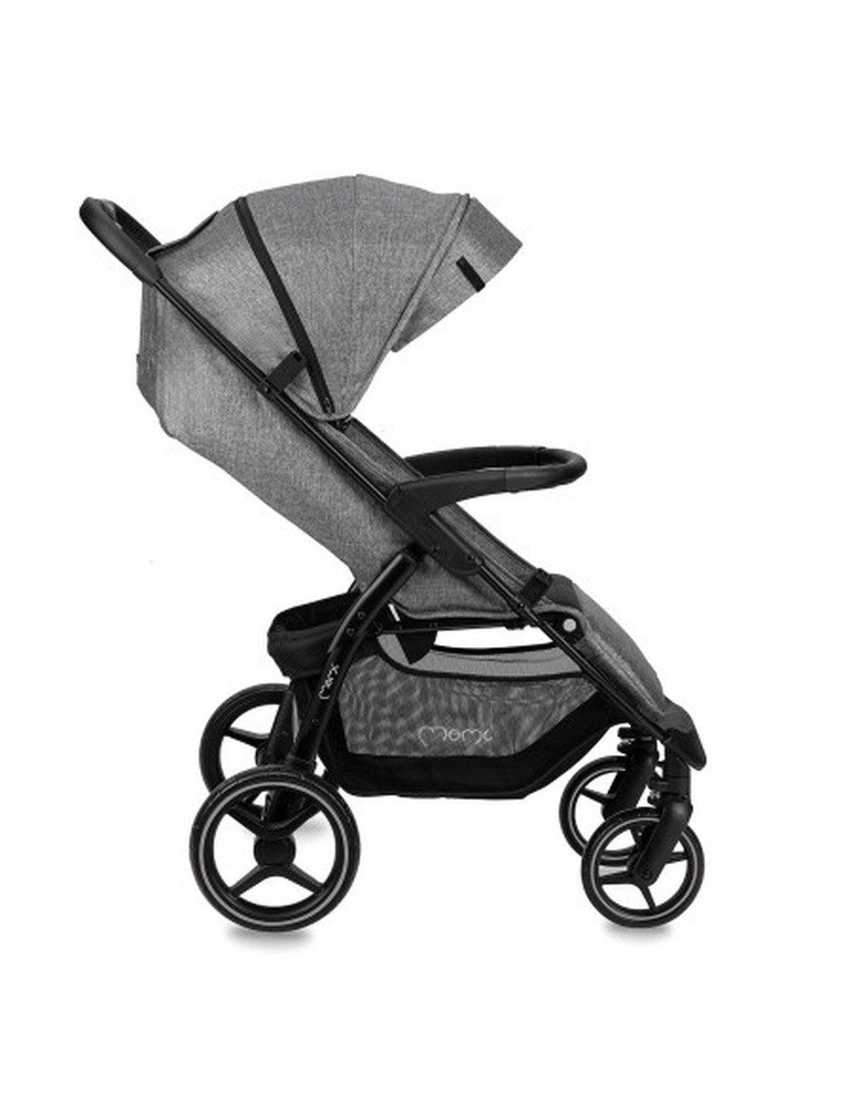 MoMi Kinder-Buggy MoMi MIYA Kinderwagen in gewählter Farbe - mit verstellbarer Fußstütze, Verstellbare Fußstütze und Rückenlehne, großes Verdeck