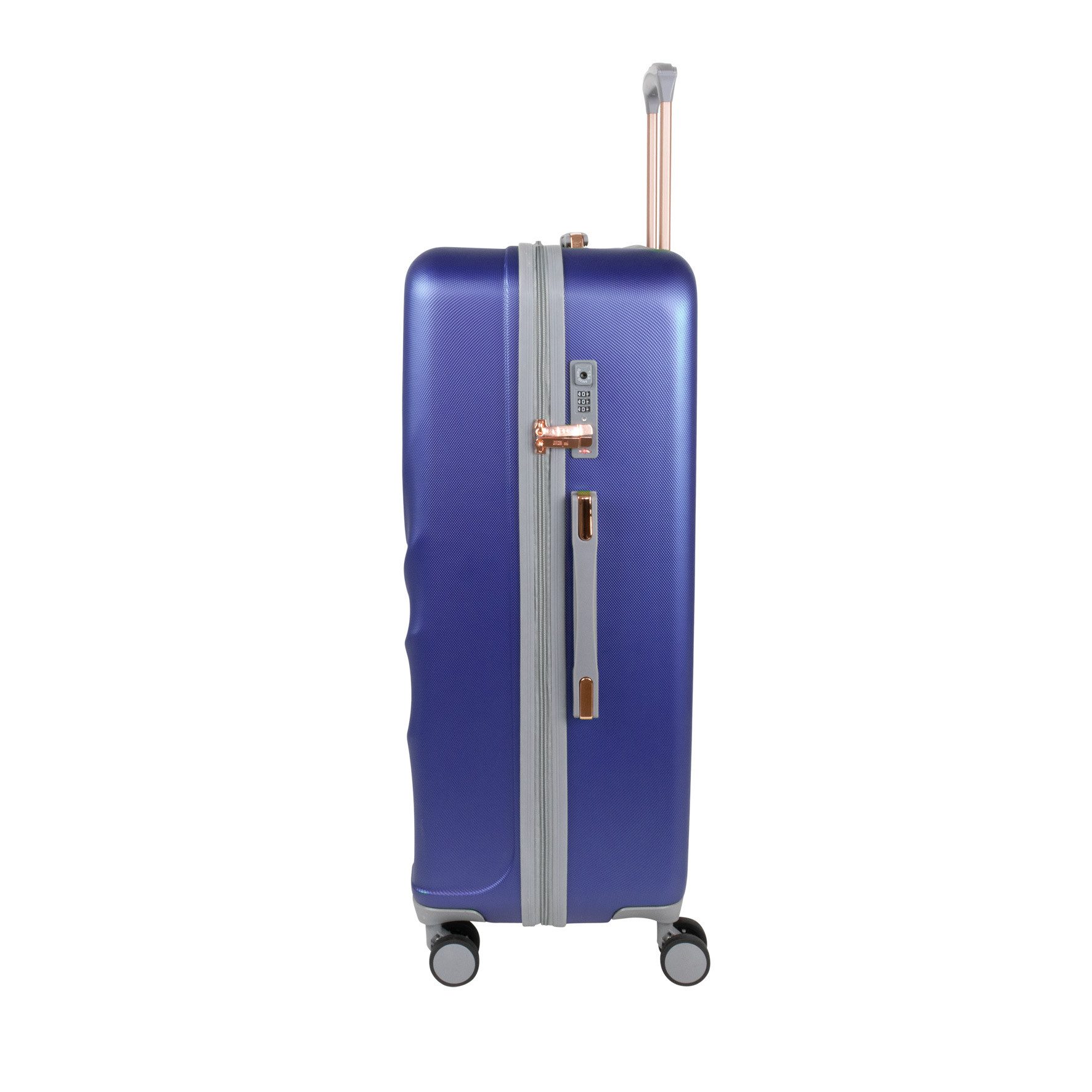 Crosstravel Kofferset Amy, 4 Rollen, (Größe M+L, 2 tlg., Hartschalen Trolley Set), Robuste Hartschale mit TSA-Schloss und Wasserabweisender Oberfläche