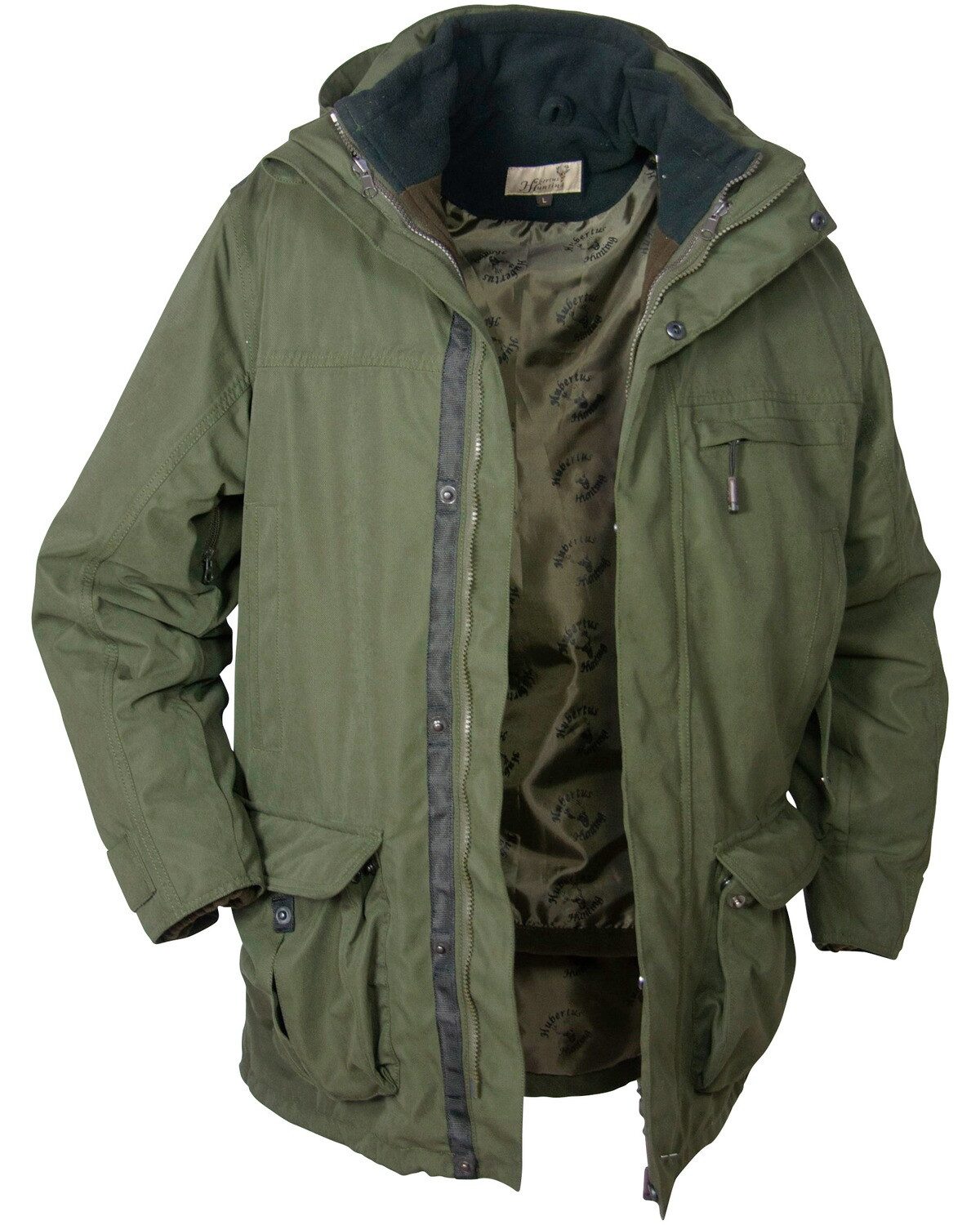 Hubertus Winterjacke Jagdjacke Forest 3-in-1 Wasserdicht