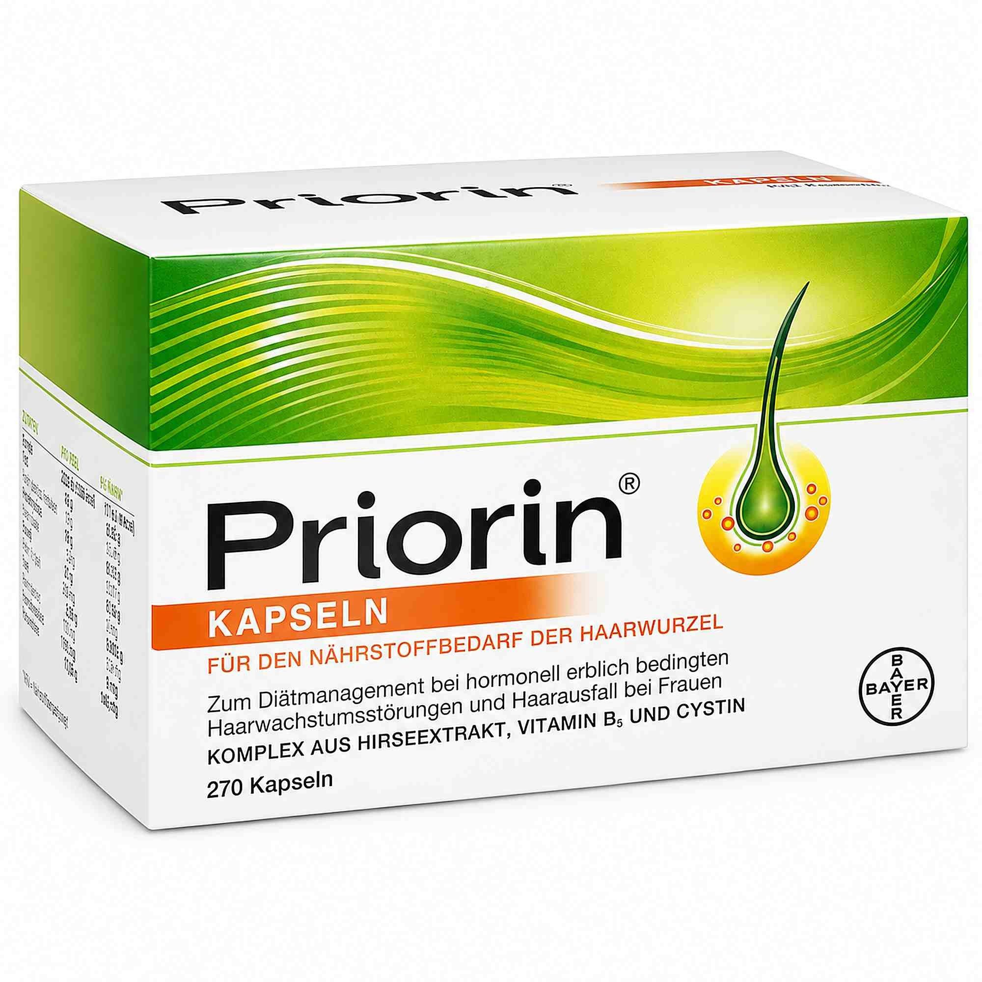 Bayer Vital GmbH PRIORIN Kapseln 270 St Kapseln