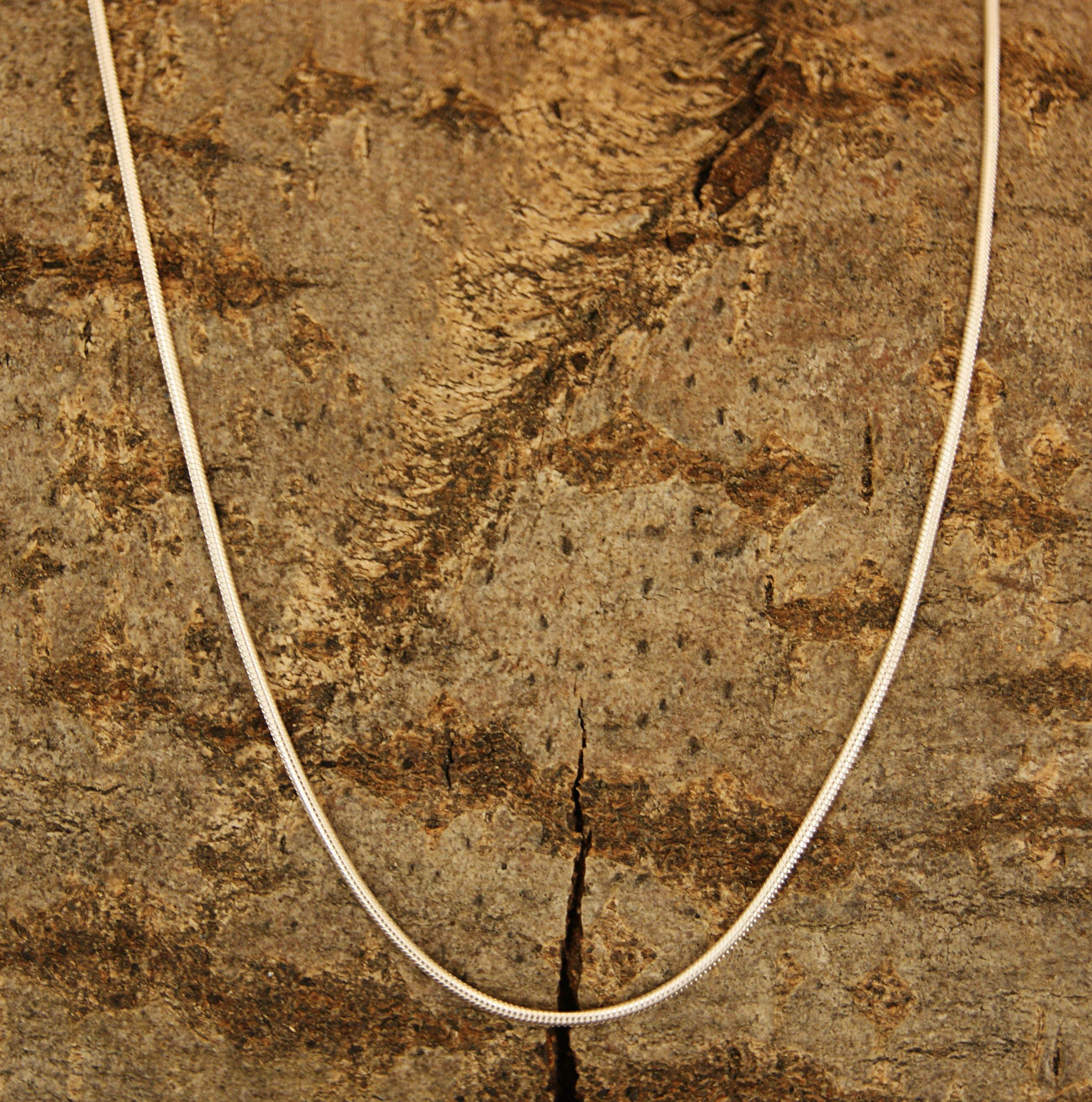 Kiss of Leather Silberkette Silberkette Schlangensilber 0,8mm 41+51+61+66 c günstig online kaufen