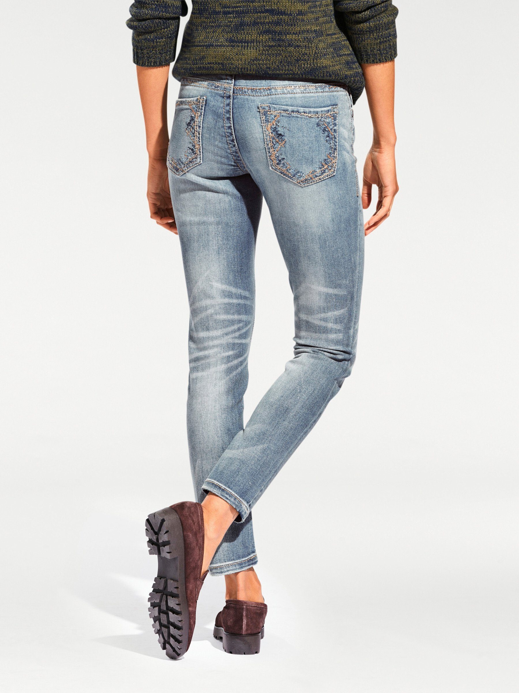 heine Bequeme Jeans Röhrenjeans . günstig online kaufen