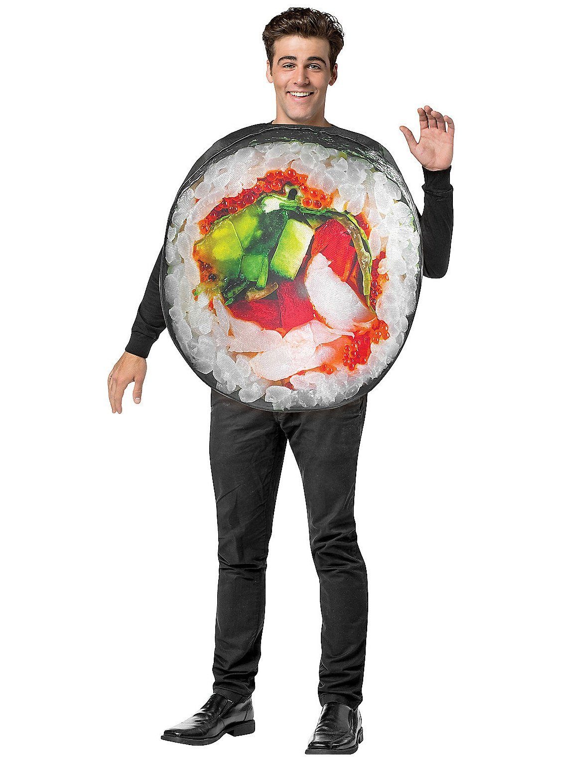Rast Imposta Kostüm Maki Sushi Kostüm, Witzige und schnelle Verkleidung, perfekt für Paarkostüme, Junggesel