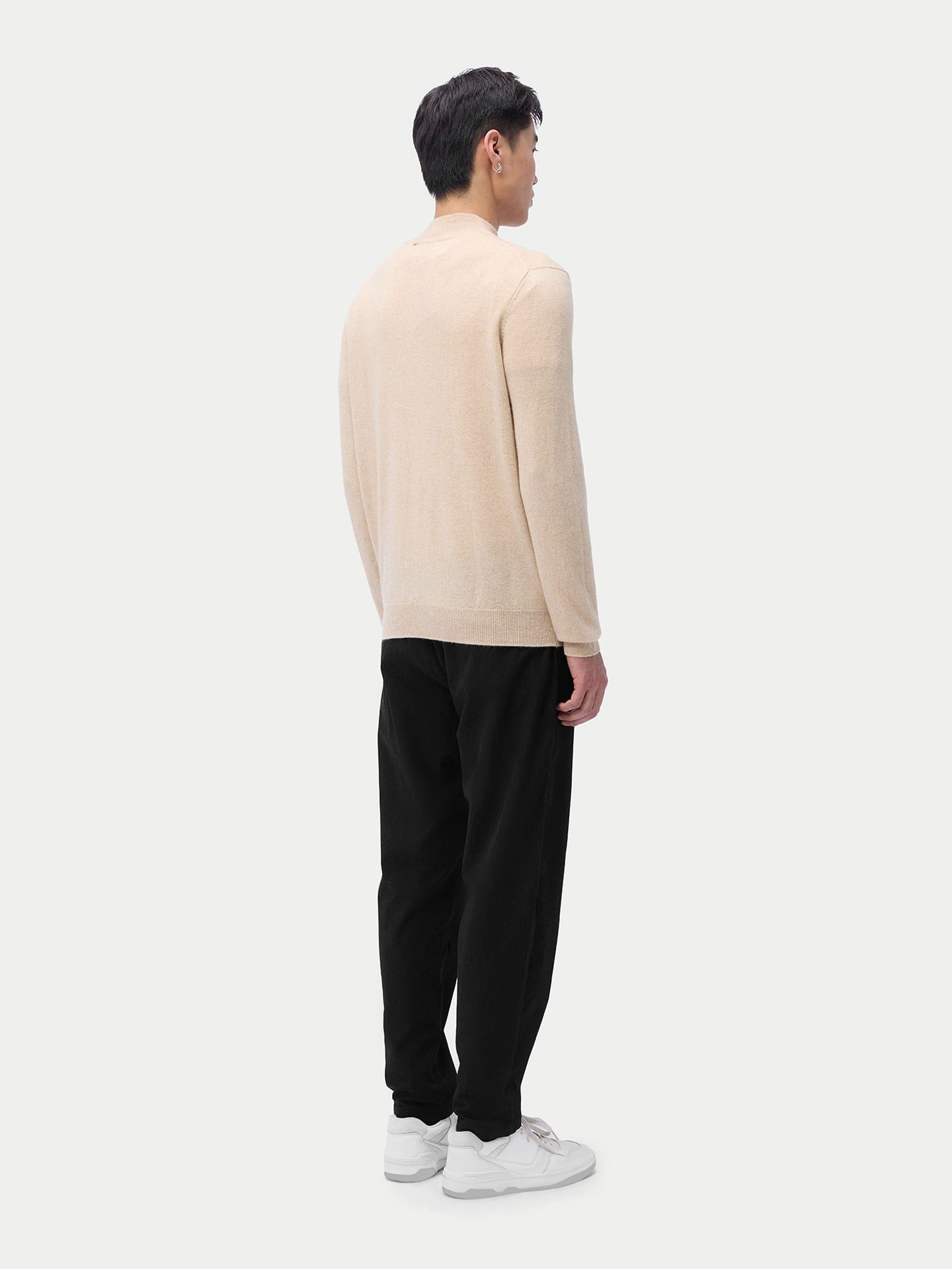 GOBI Cashmere Rundhalspullover Stehkragenpullover aus Kaschmir
