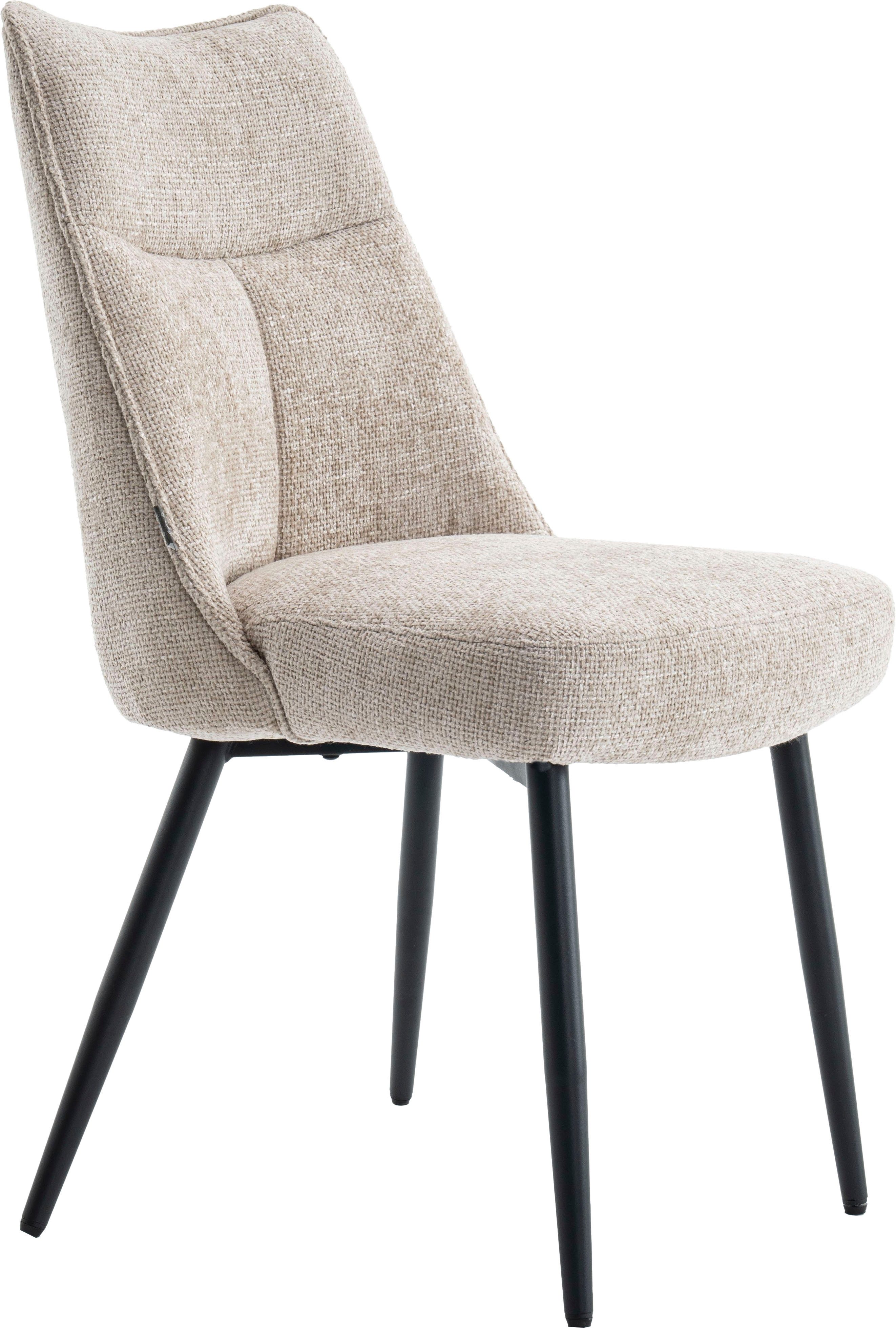Home affaire 4-Fußstuhl "Cielo" (Set) 2 Stk. Boucle tolle Optik günstig online kaufen