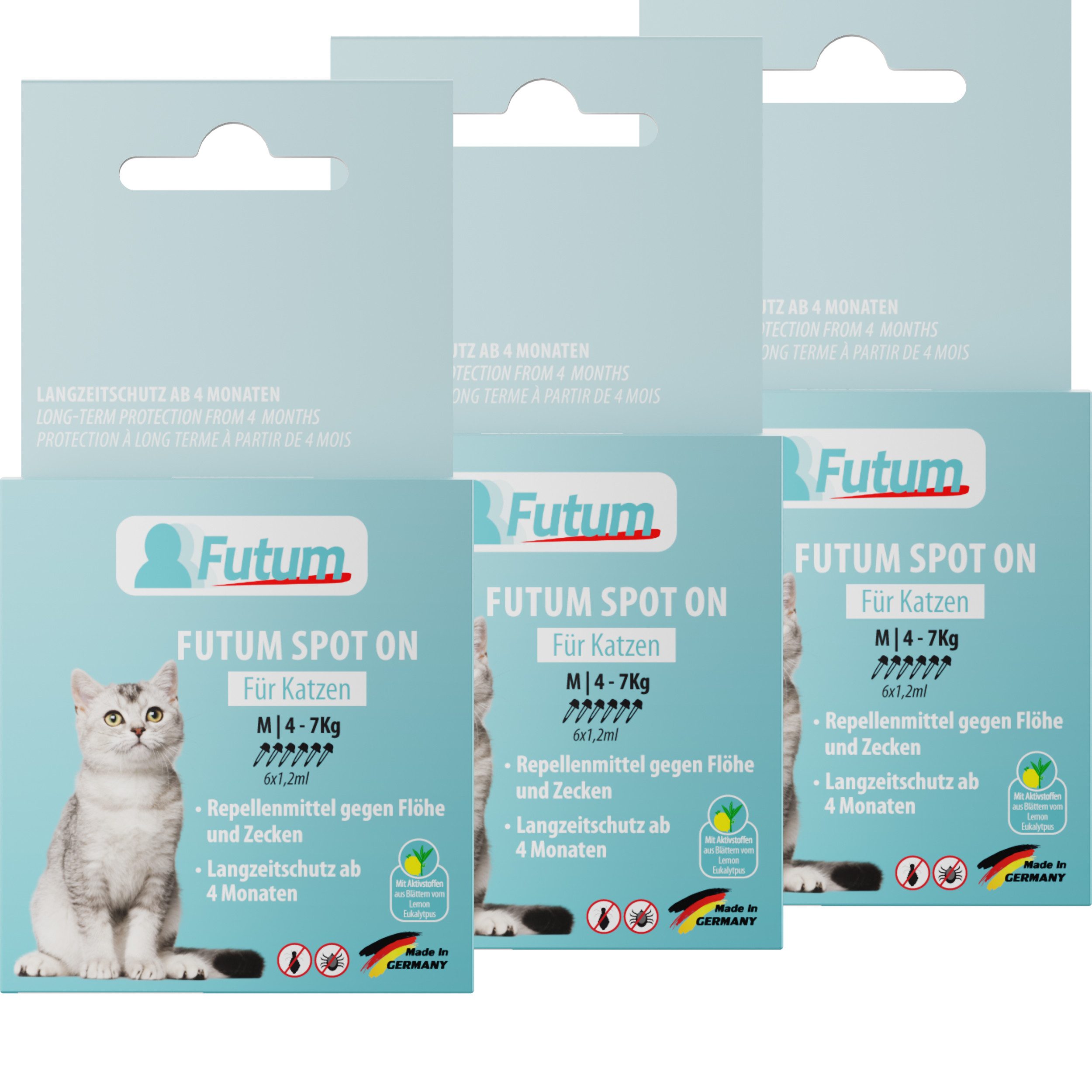 Zeckenschutzmittel Spot on für Katzen