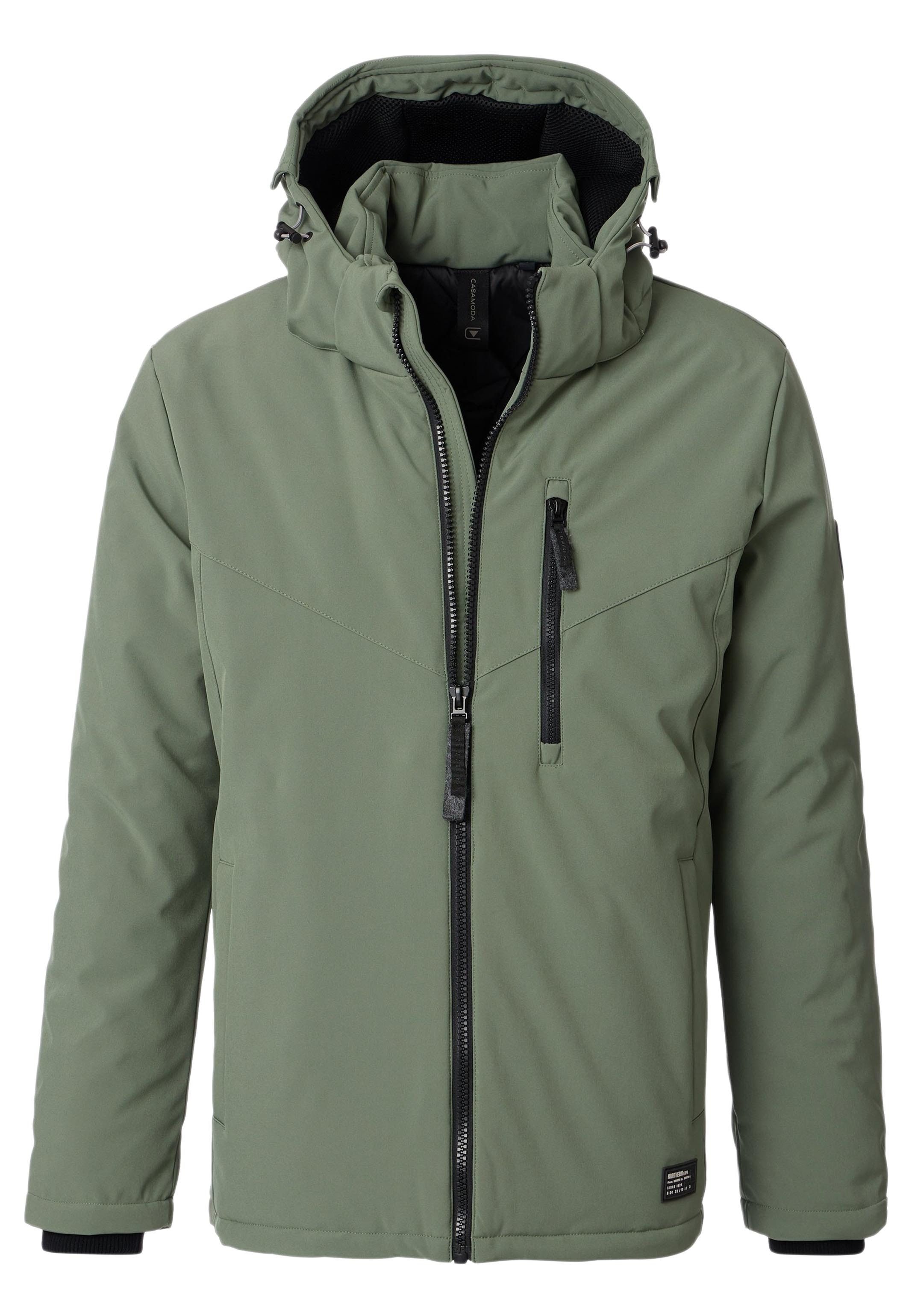 Funktionsjacke CASAMODA Jacke mit Kapuze uni