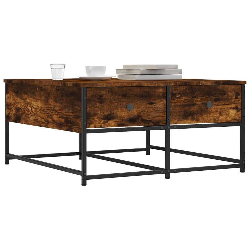 vidaXL Couchtisch Couchtisch Räuchereiche 80x80x40 cm günstig online kaufen