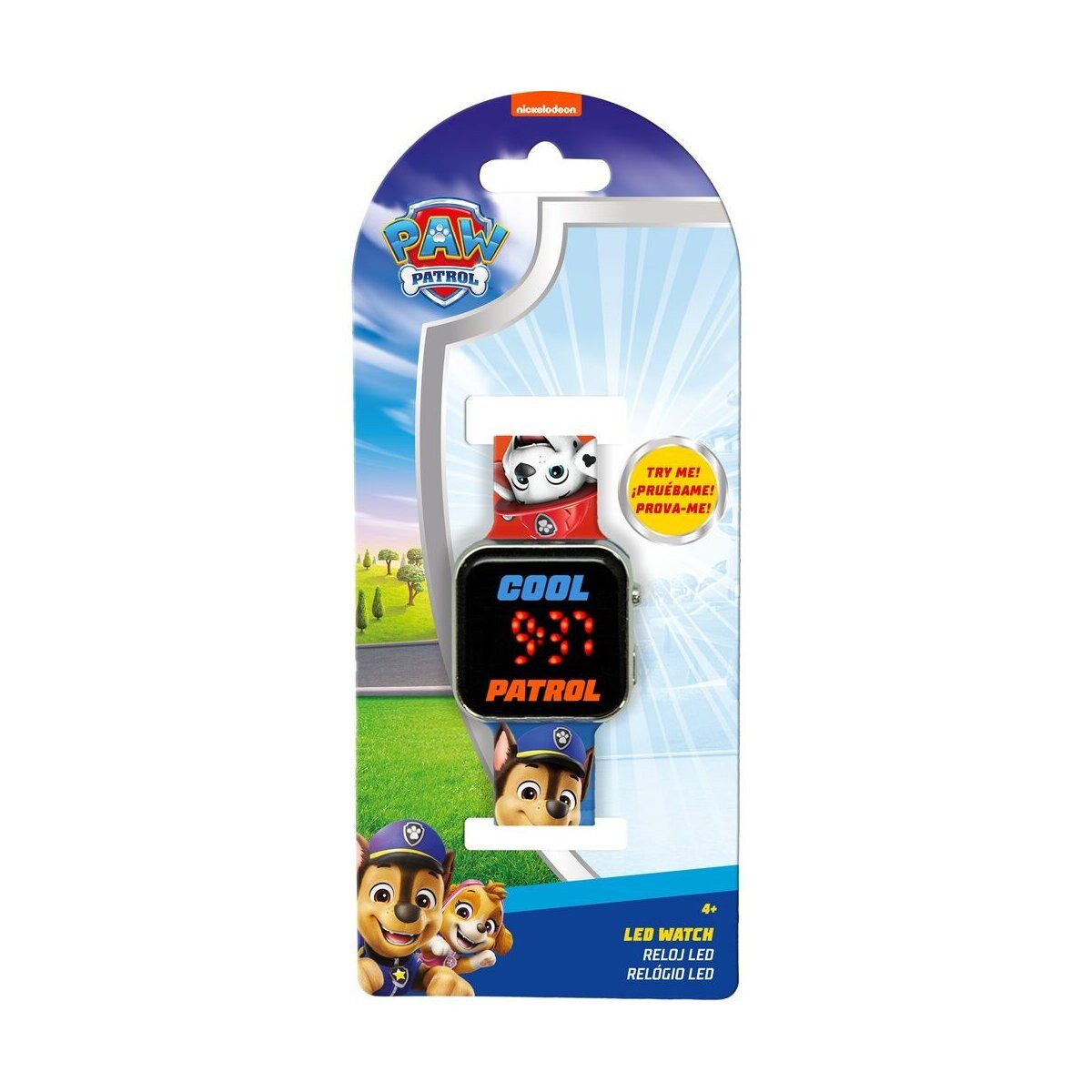 PAW PATROL Digitaluhr Paw Patrol digitale LED-Uhr Kinderuhr mit Leuchtziffern, (1-tlg)