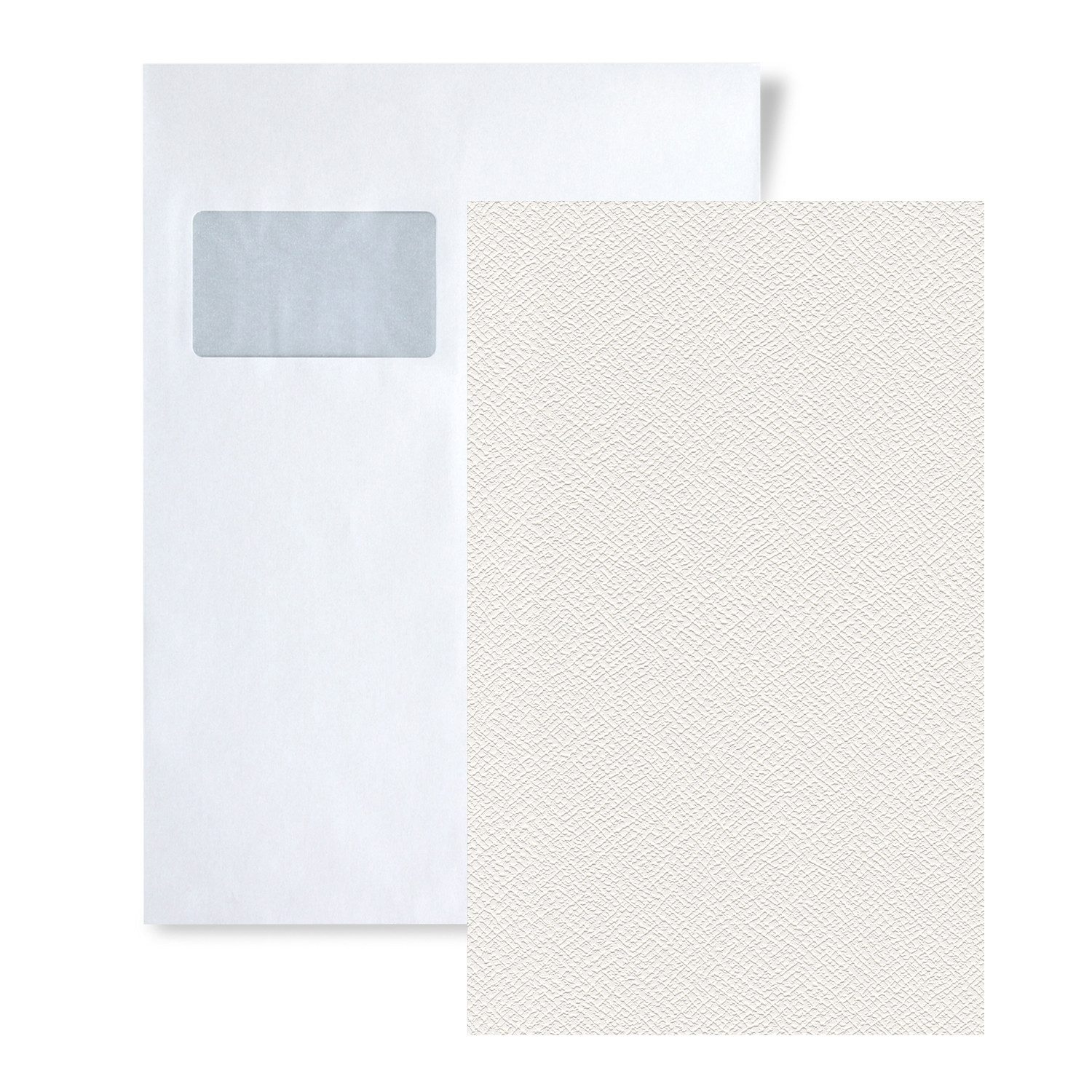 Profhome Vliestapete 1 MUSTERSTÜCK S-182418-GU DIN A4 MUSTER der Abstrakt Tapete, (1 Musterblatt, ca. A5-A4), weiß