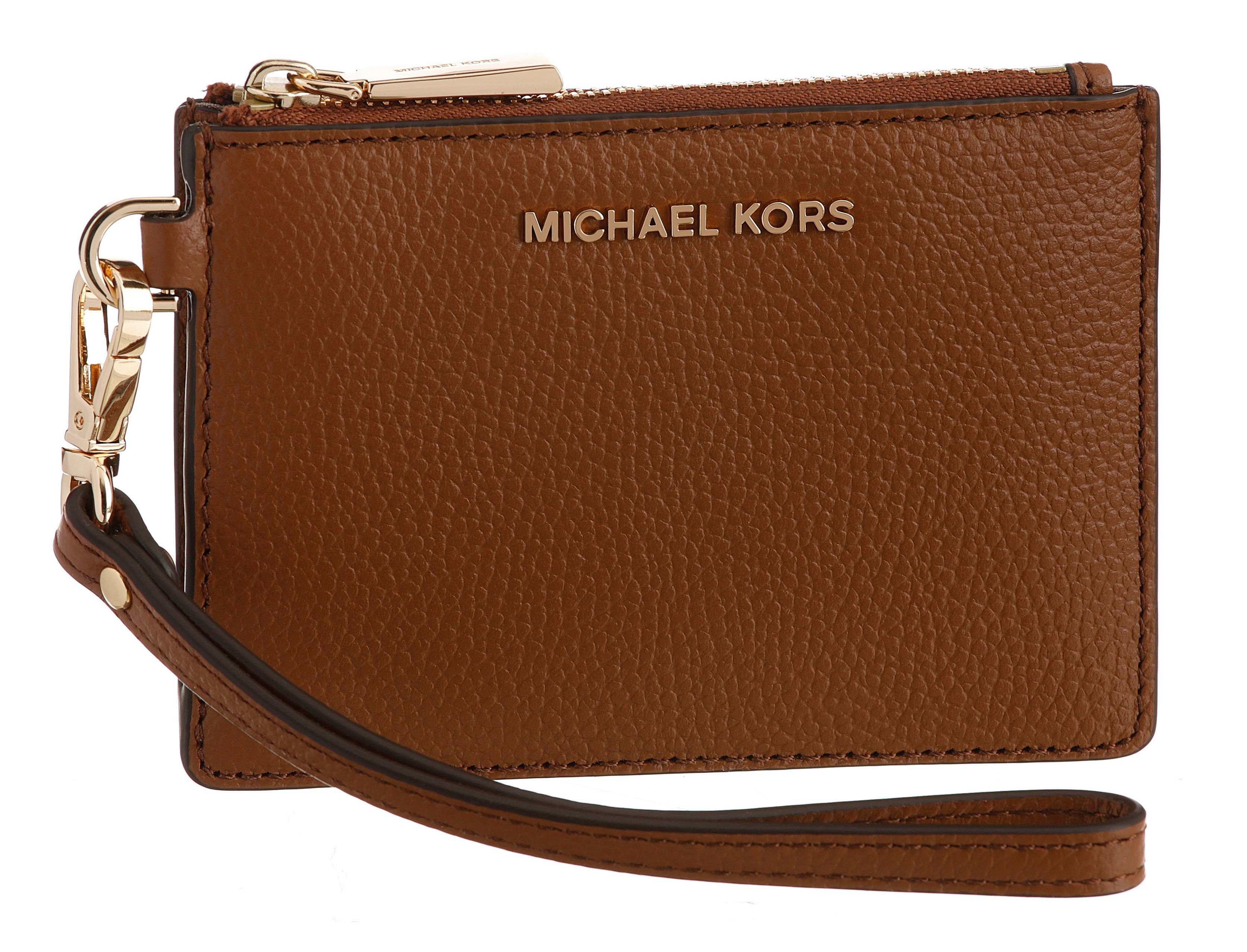 MICHAEL KORS Mini Geldbörse JET SET, im praktischen Design cognac