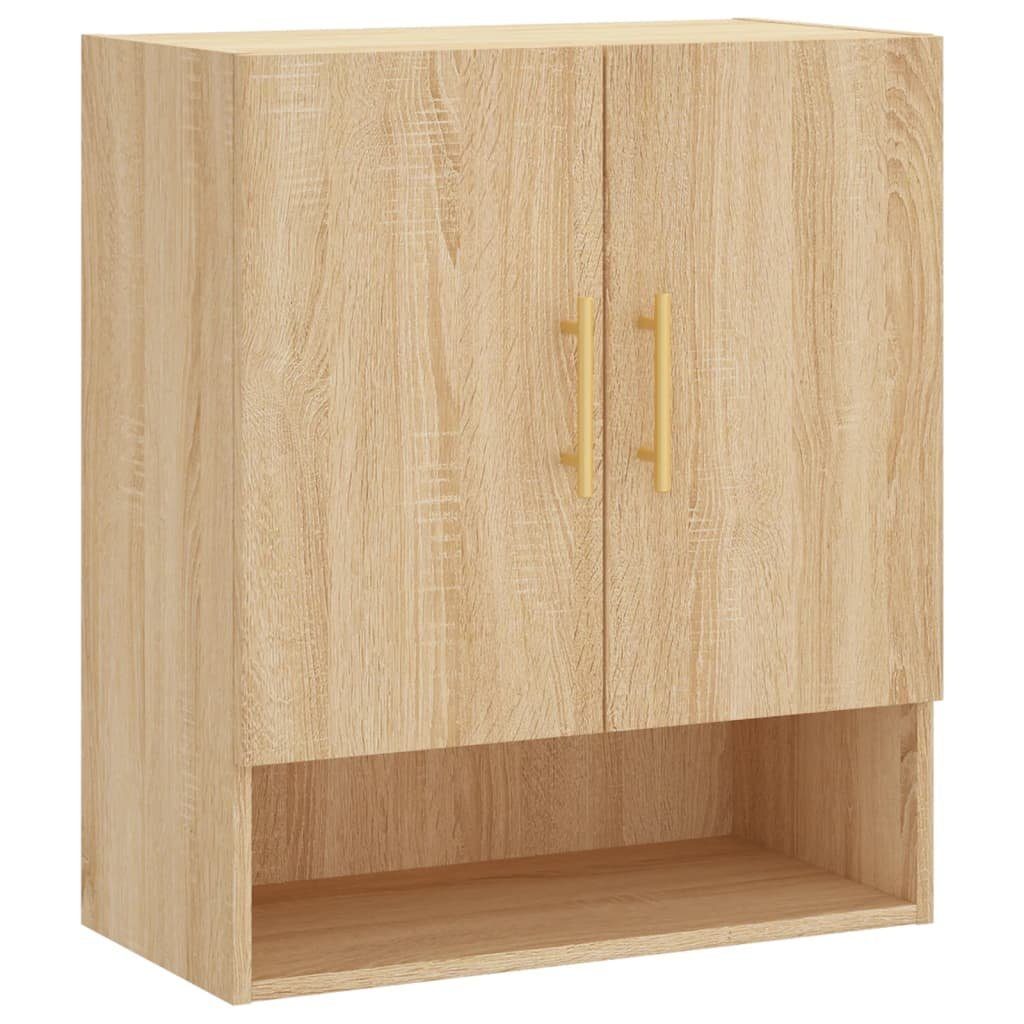 vidaXL Sonoma-Eiche Wandschrank Eiche (1-St) Sonoma cm Fächerschrank Holzwerkstoff 60x31x70