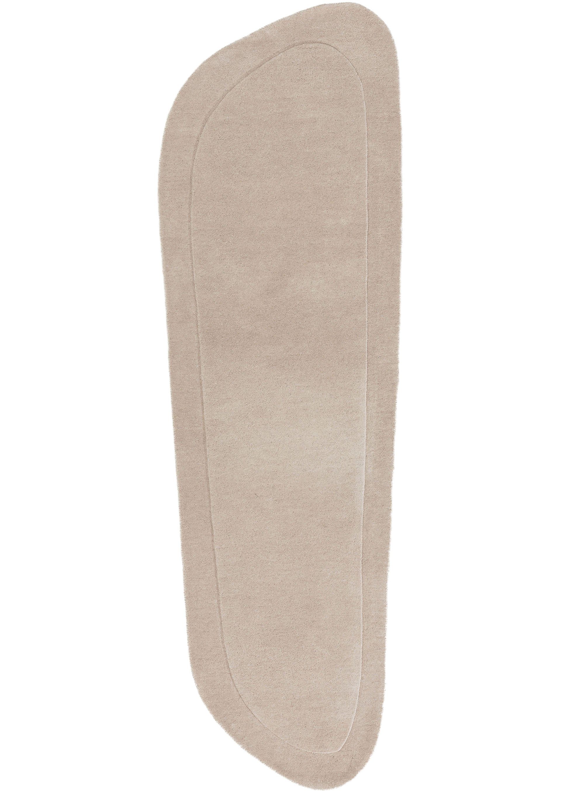 benuta Wollteppich Shape, rechteckig, Höhe: 6 mm, Kunstfaser, Berber, Ethno-Style, Wohnzimmer
