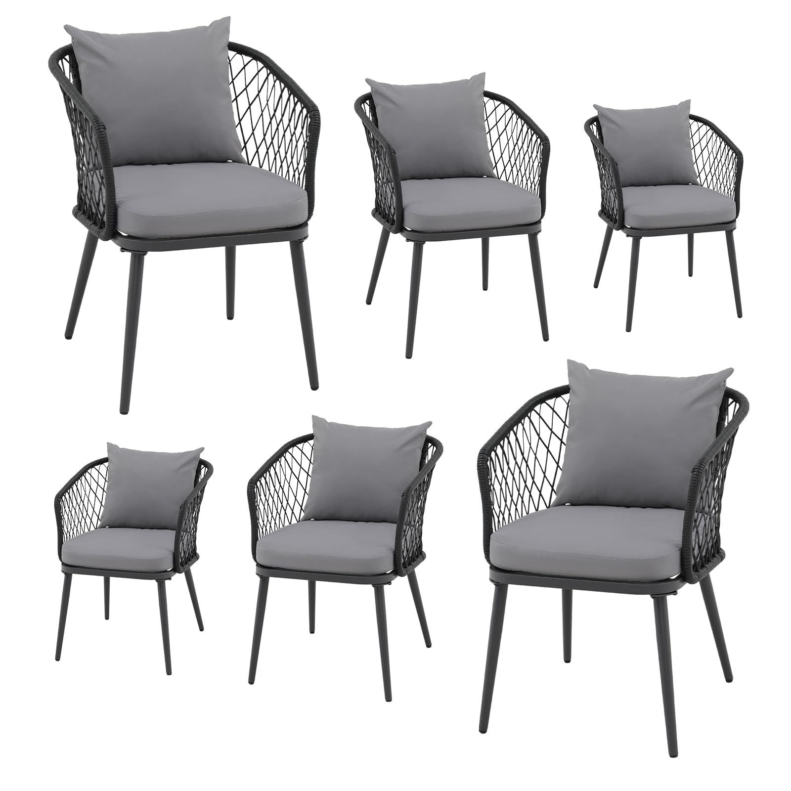 JOIVI Balkonset 2-tlg Gartenstuhl, 2er Balkonmöbel günstig online kaufen
