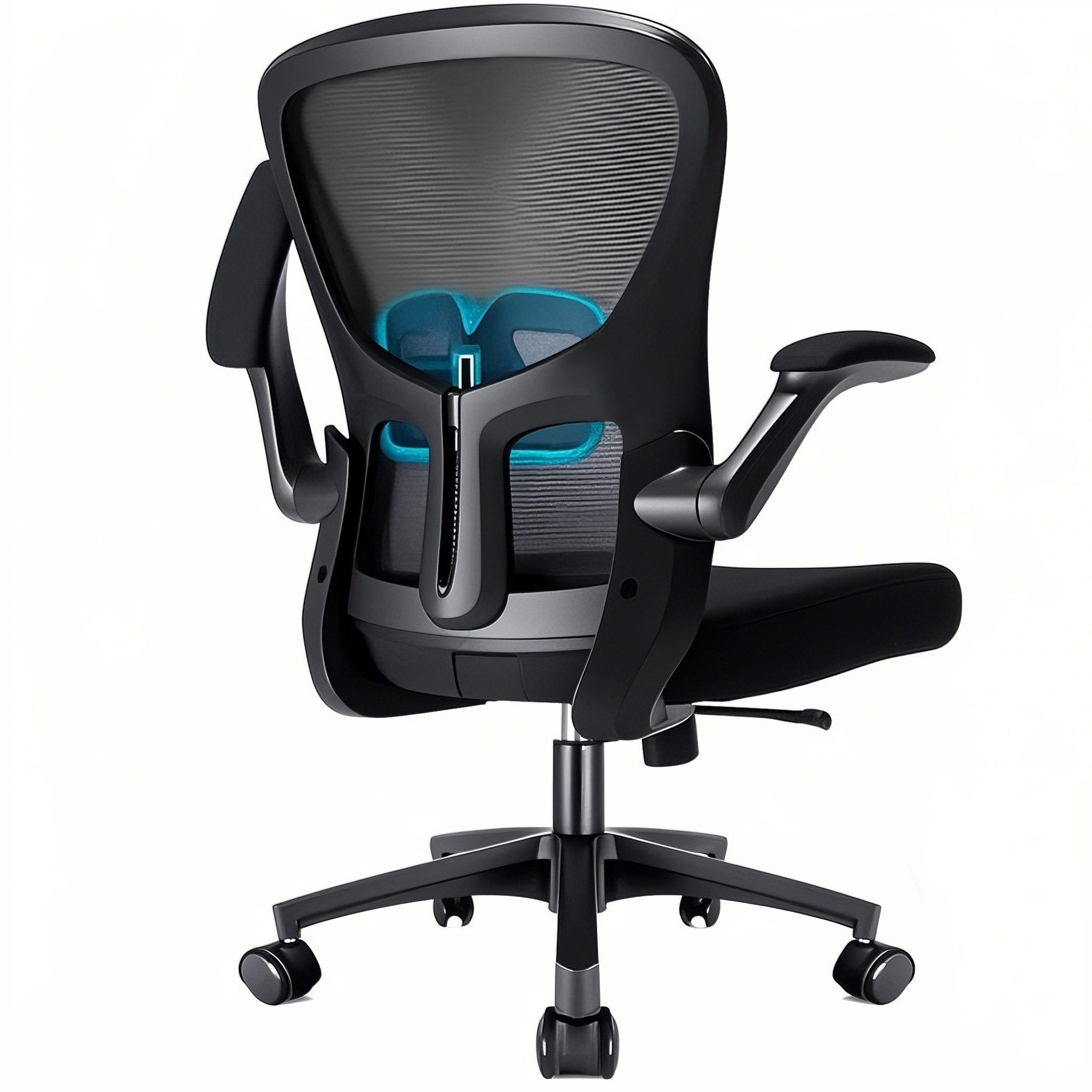 Durrafy Bürostuhl Ergonomischer Bürostuhl,Schreibtischstuhl mit klappbaren günstig online kaufen