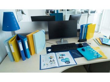 EXACOMPTA Aktenordner Exacompta Ringbuch 'BEE BLUE' aus Recyclingkunstst