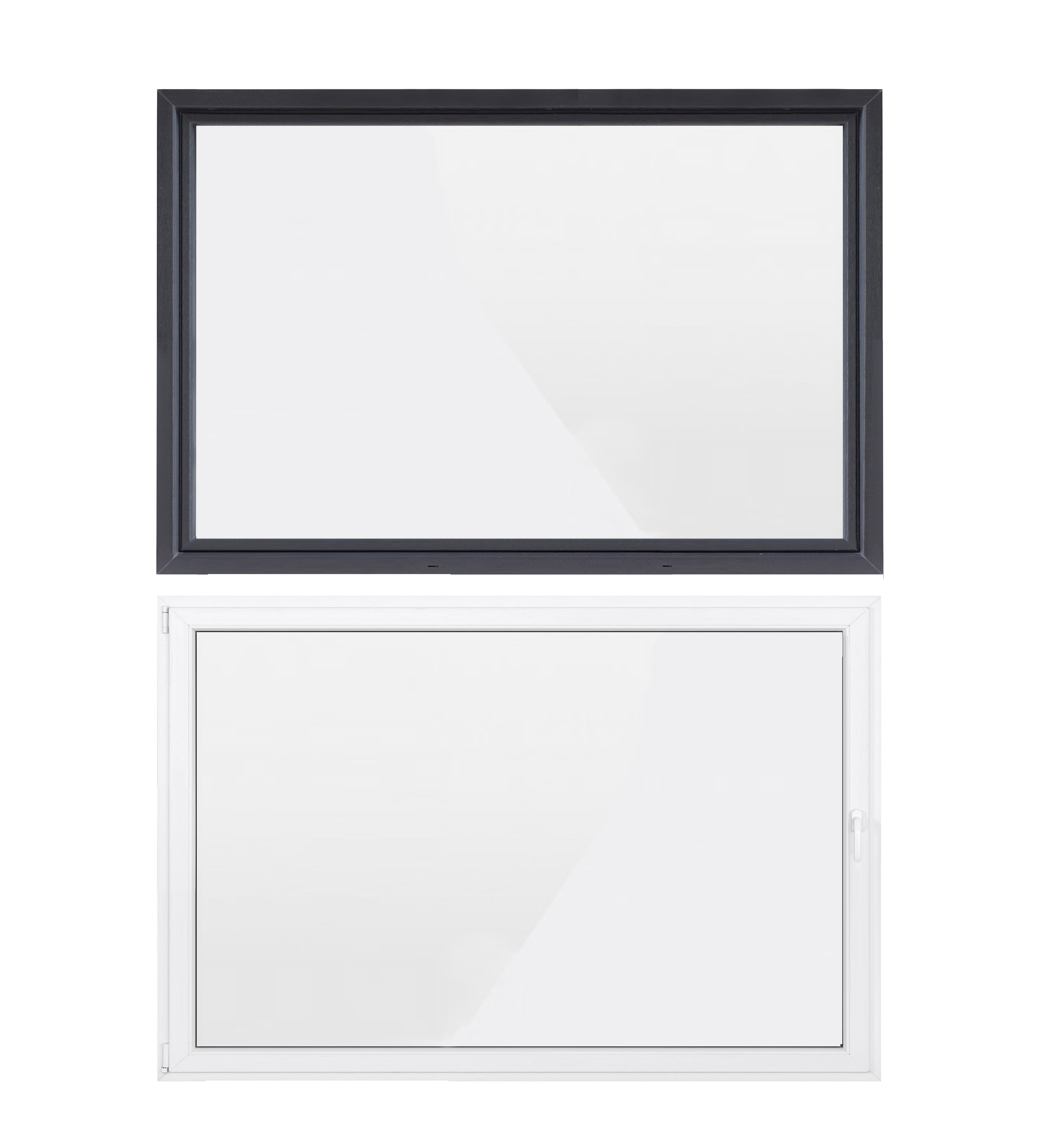 SN DECO GROUP (Set), 900x600, weiß, Kellerfenster anthrazit/innen mm Flügel, 70 1 außen Sicherheitsbeschlag, 5-Kammer-Profil RC2 Hochwertiges Profil