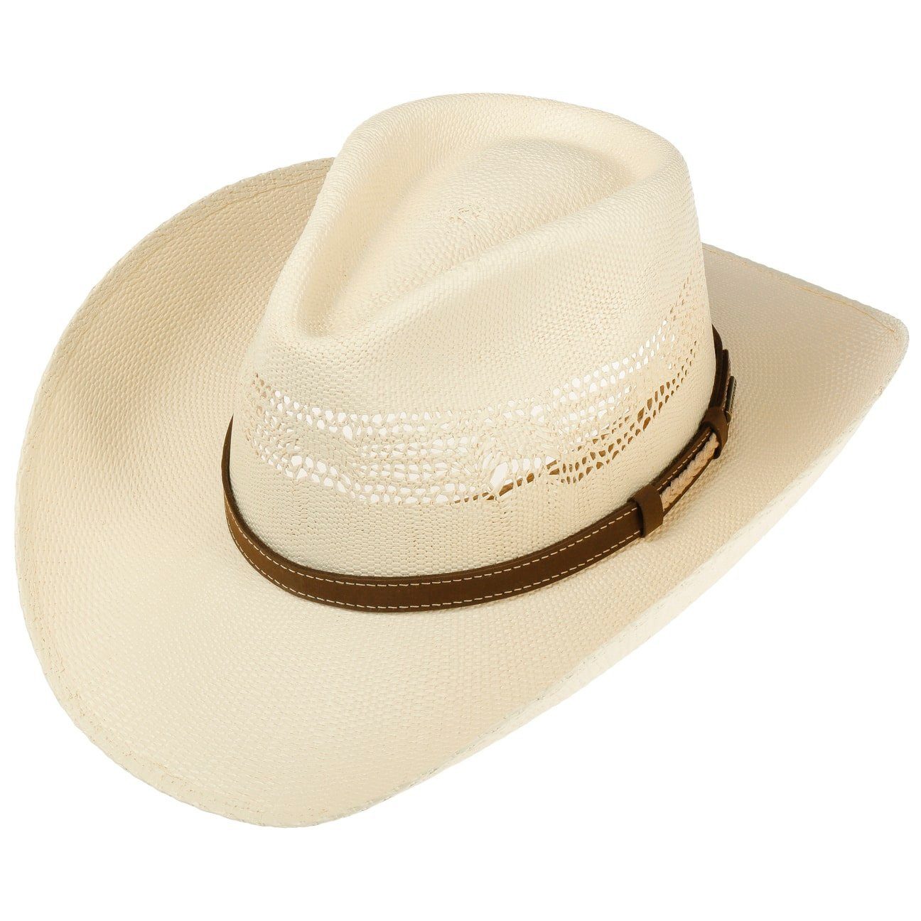 Stetson Sonnenhut (1-St) Westernhut mit Lederband, Made in Mexico