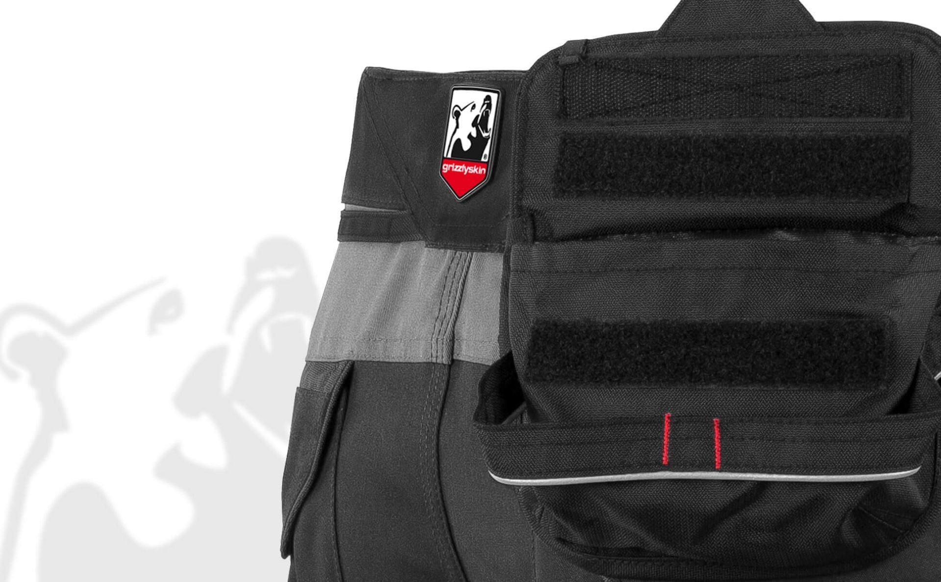 Qualitex Workwear Arbeitshose Material-Gürteltasche IRON aus Cordura - viel Stauraum für Werkzeuge (1-tlg) inklusive spezielle Befestigung für IRON Kollektion
