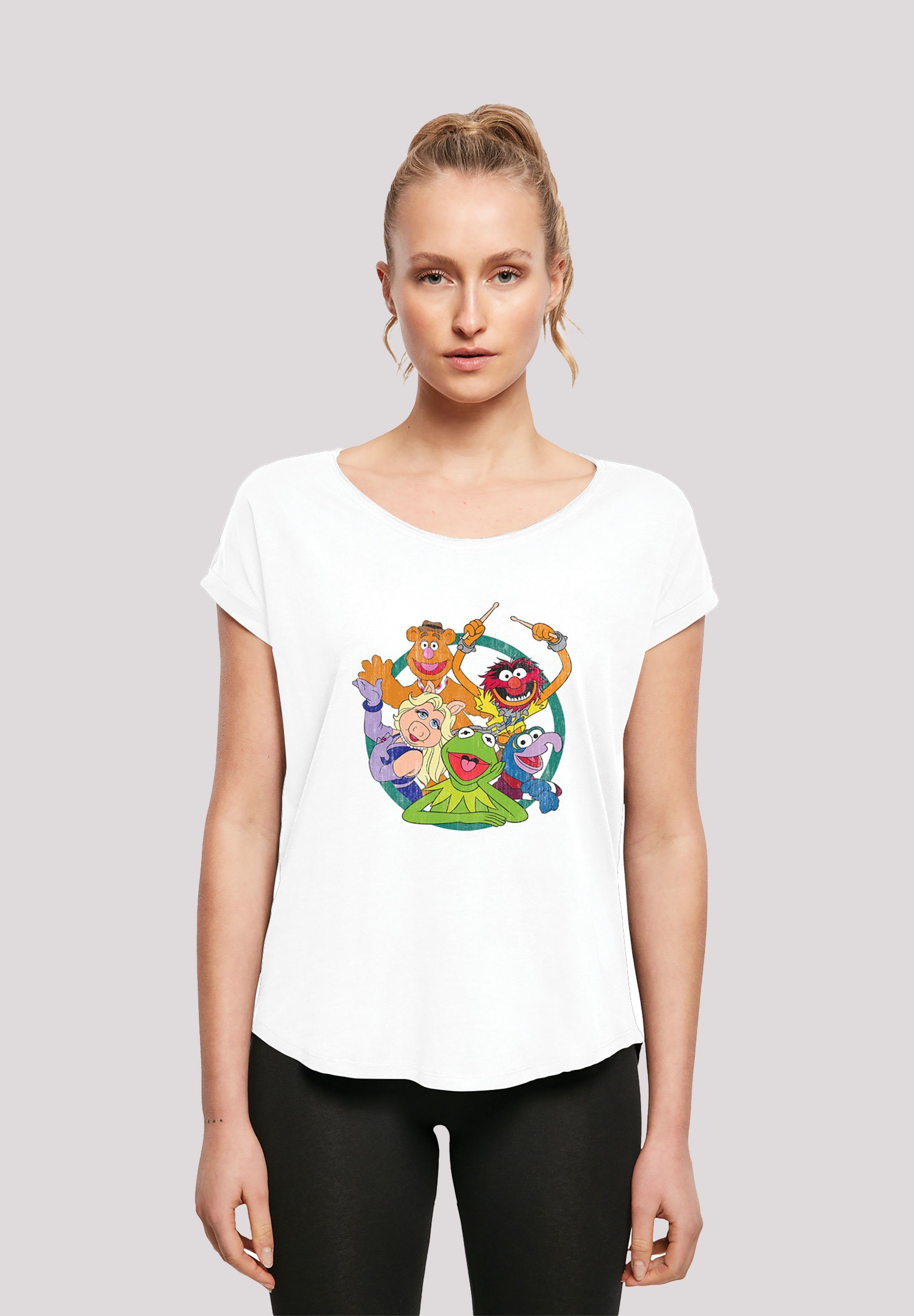 Disney F4NT4STIC Print T-Shirt Muppets Kreis