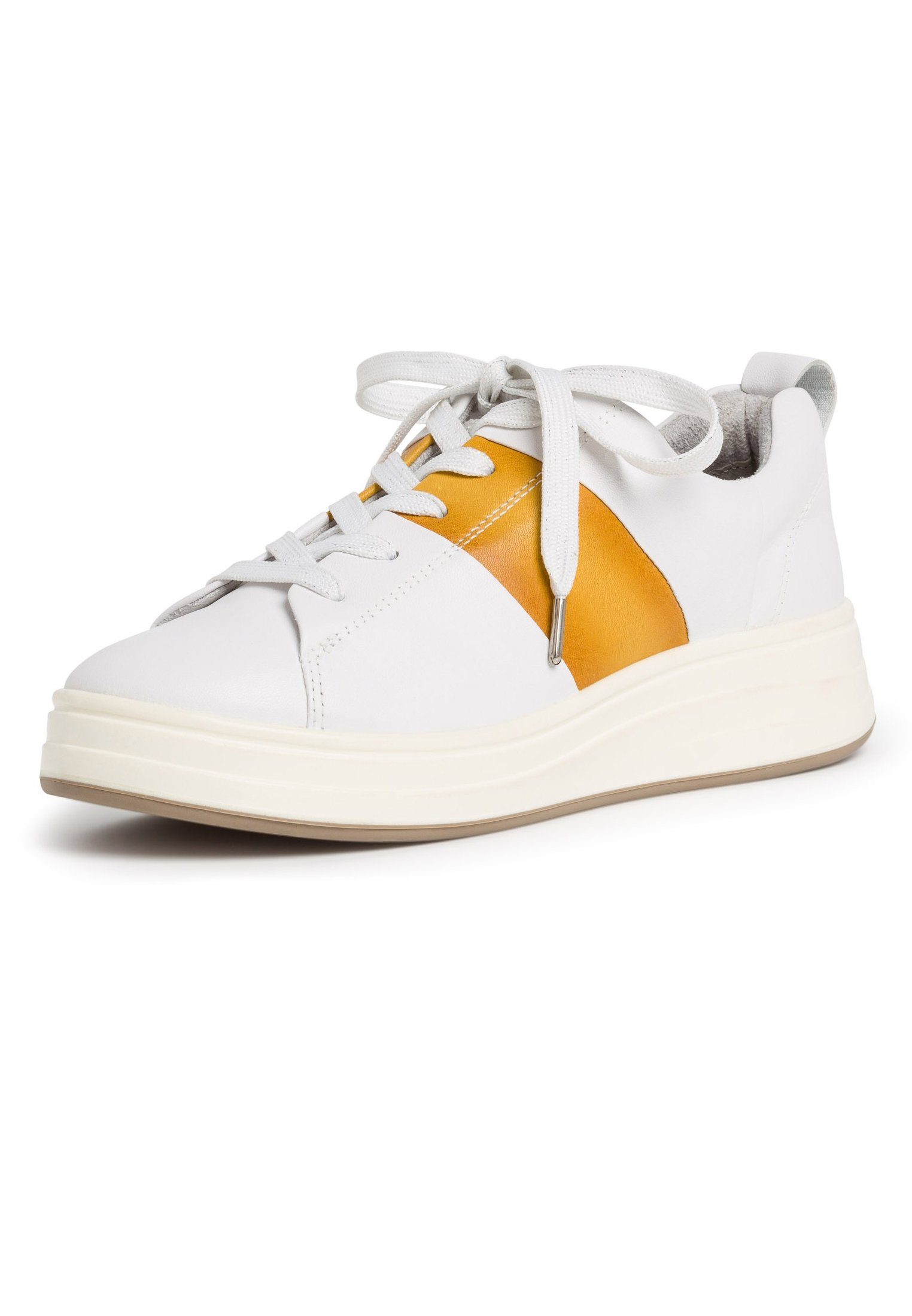 White/Saffron Sneaker 1-23713-24 124 Tamaris