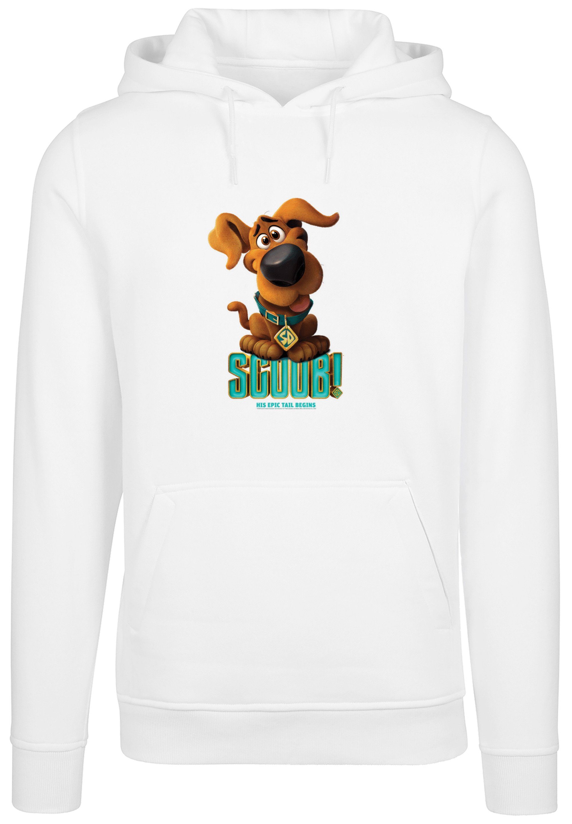 Sweatshirt Scooby F4NT4STIC Verstellbare ,Slim-Fit,Kapuzenpullover,Bedruckt, Herren,Premium Kängurutasche Puppy und Doo geräumige Scooby Kapuze Merch