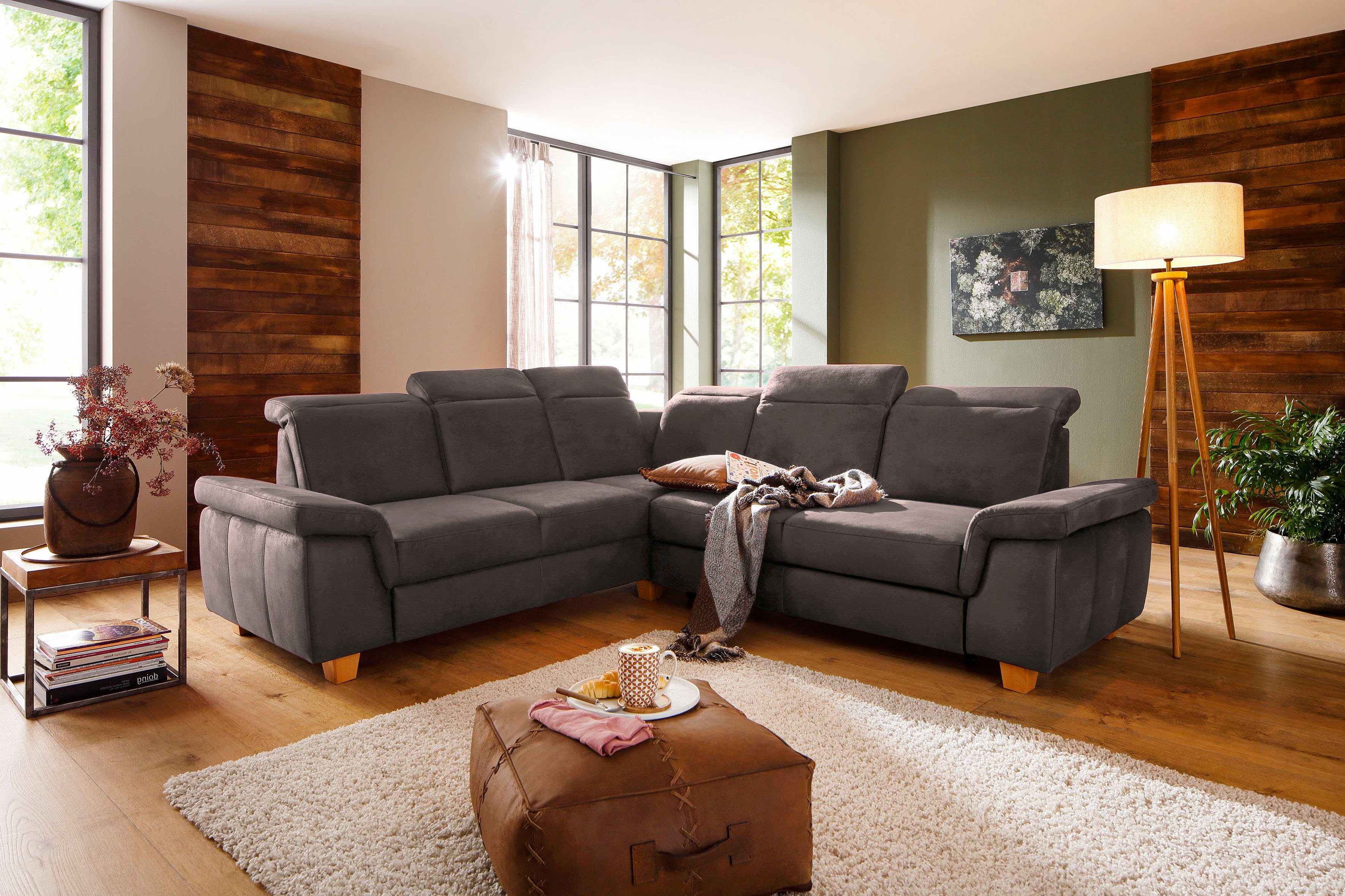 Home affaire Ecksofa Dalia L-Form, mit günstig online kaufen