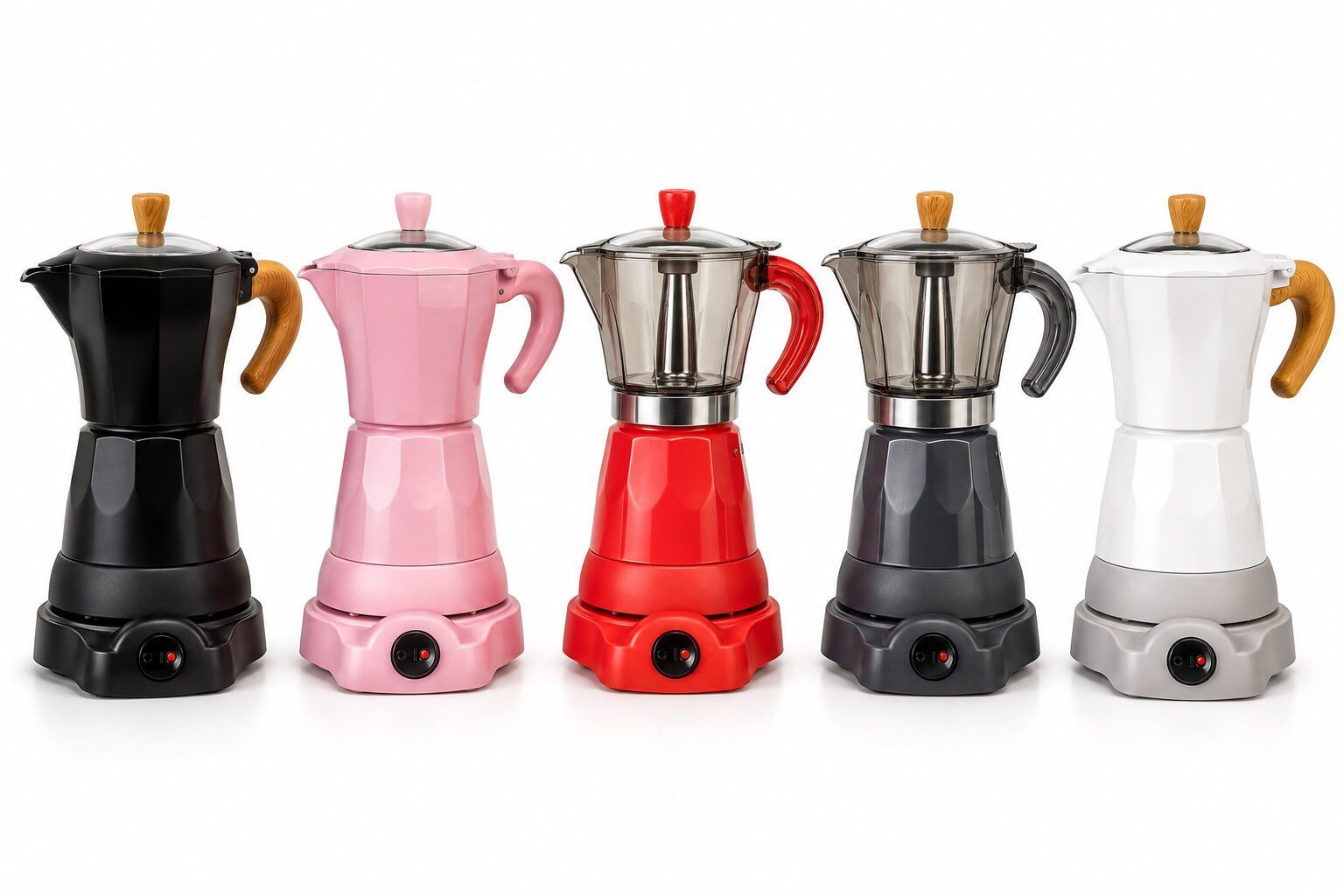 Jocca Espressomaschine Kaffeemaschine mit 0,25 L transparente Kaffeekanne Schwarz für 6 Tassen und Warmhaltefunktion, 0.25l Kaffeekanne, Edelstahlbehälter, 480W, Edelstahl, Warmhaltefunktion, transparente Kaffeekanne