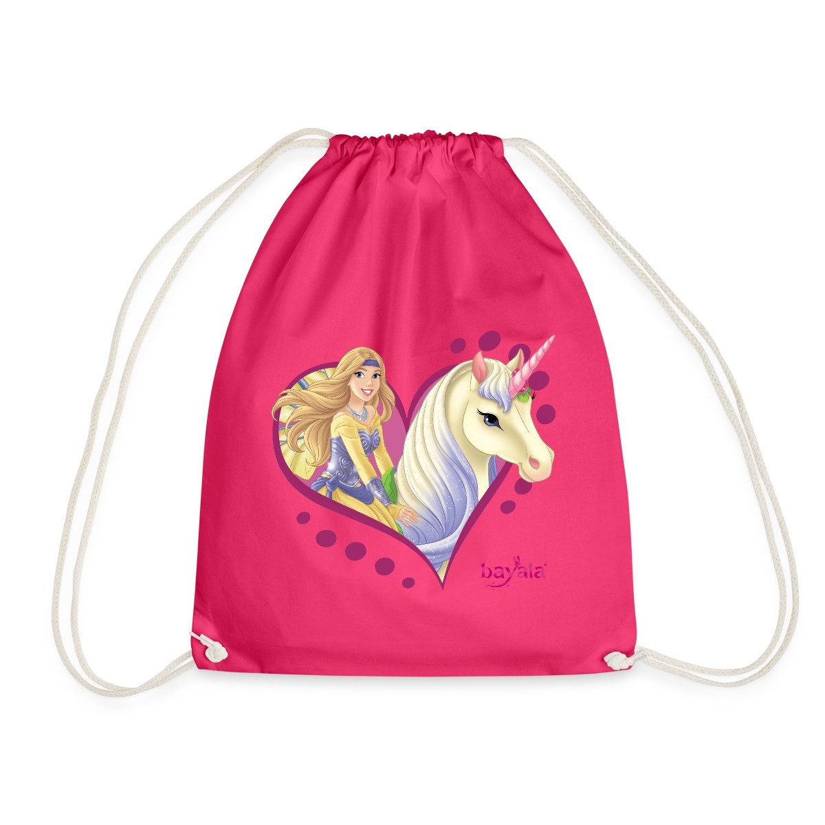 Spreadshirt Turnbeutel Schleich Bayala Elfe Sera mit Blüten-Einhorn Turnbeutel (1-tlg)