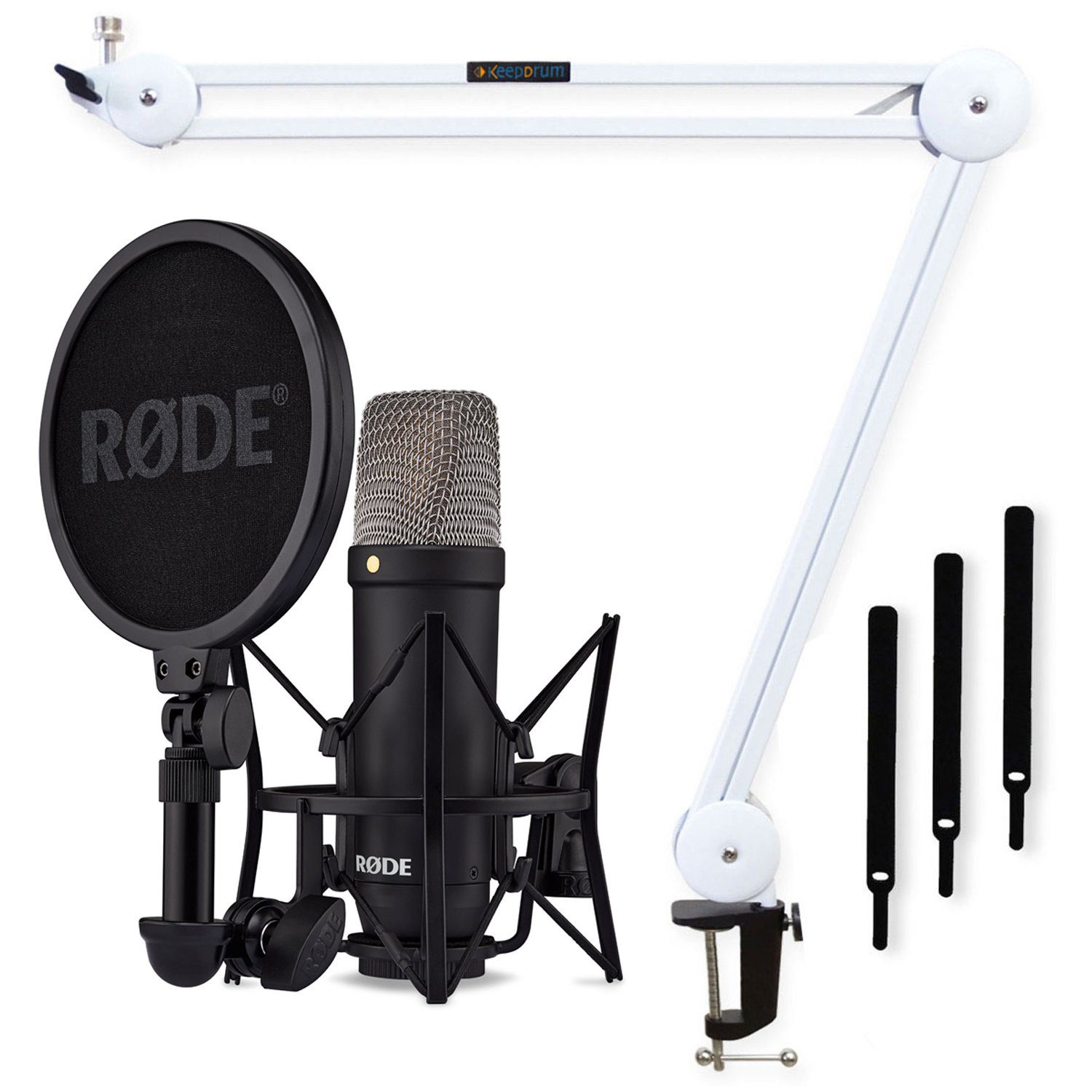 Mikrofon Rode NT1 Signature Black Mikrofon mit Gelenkarm WH