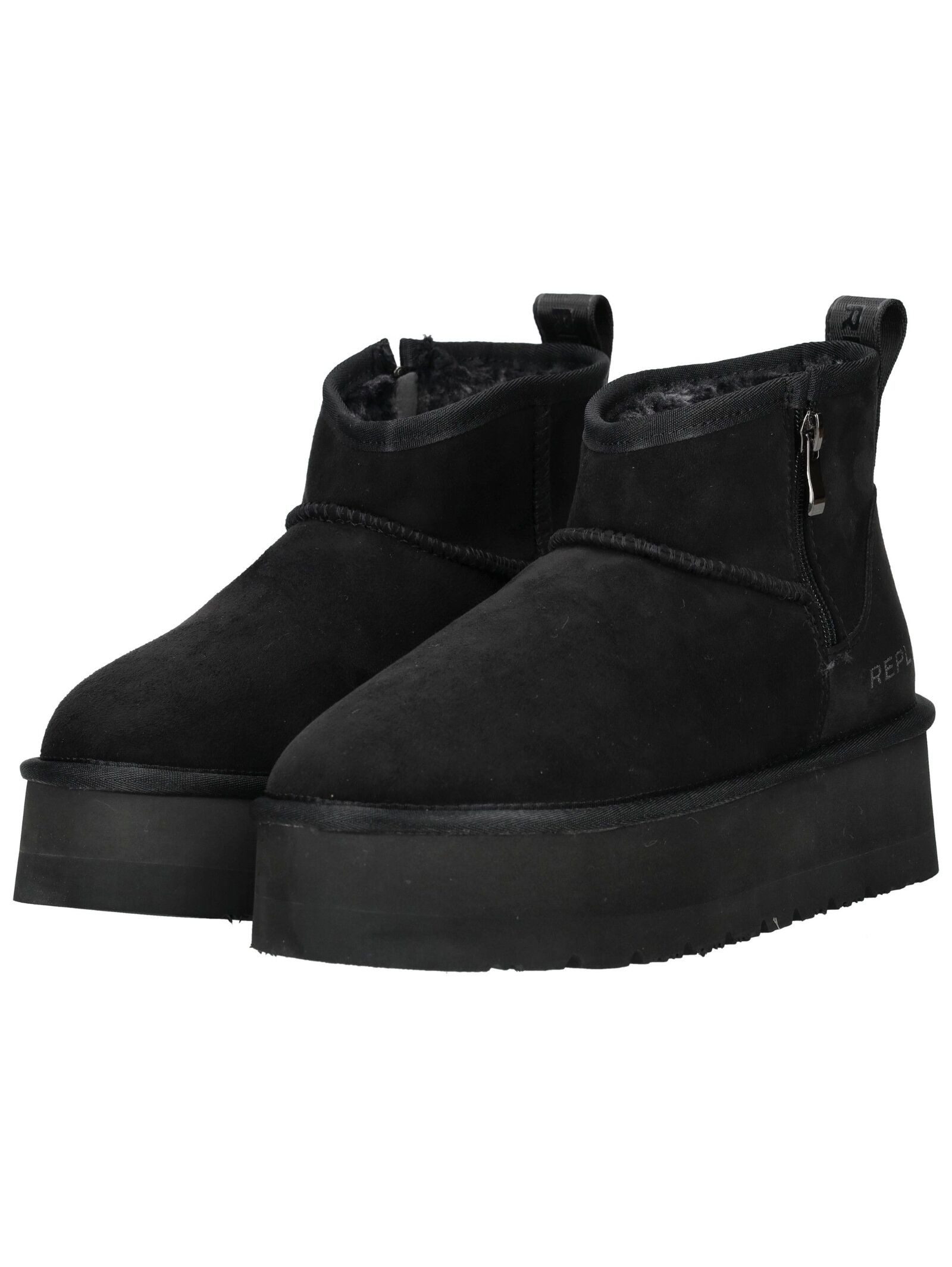 Replay Replay Stiefelette Lederimitat Plateaustiefelette