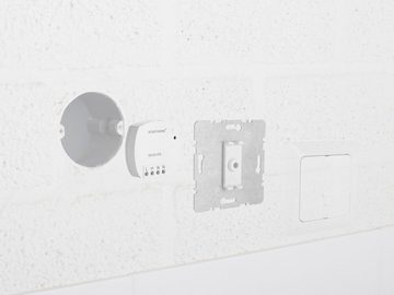 smartwares Licht-Funksteuerung, Smart Home Funk Schalter Set - Mini Einbaudimmer & Wandschalter Taster