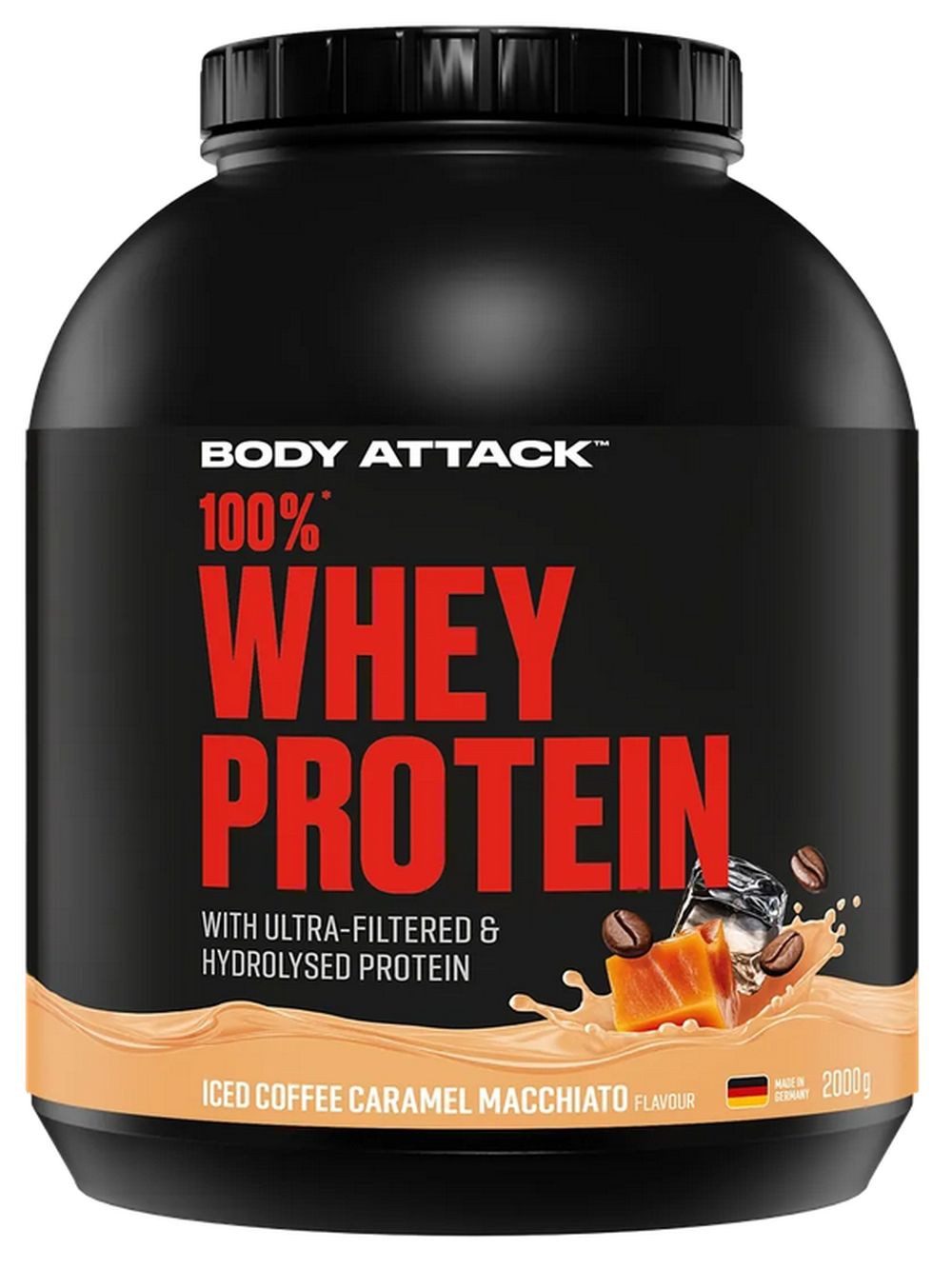 Body Attack Body Attack 100% Whey- 2 kg Pulver