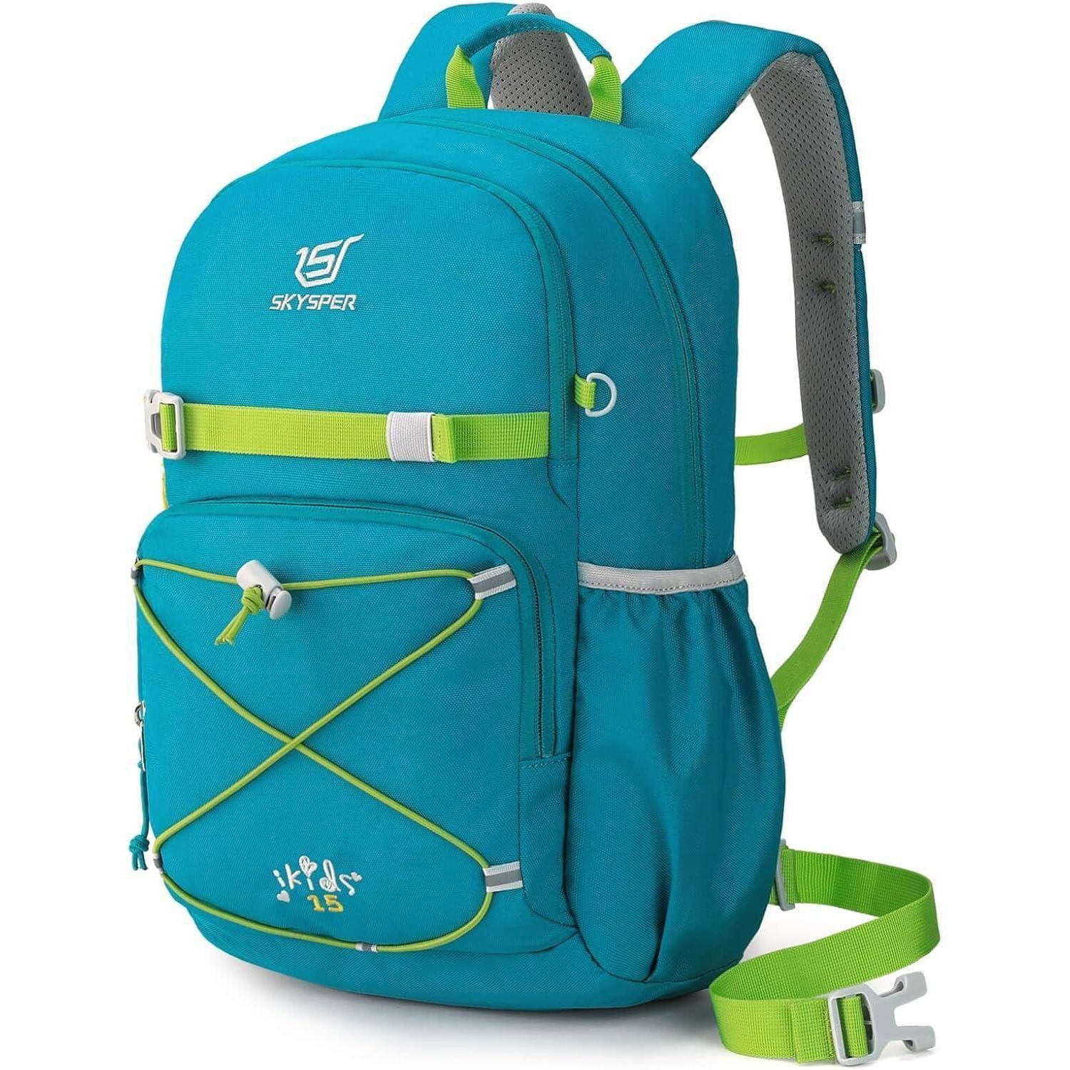 LuxusKollektion Kinderrucksack Kinderrucksack Wanderrucksack Kinder 15L Blau Outdoor Schulrucksack