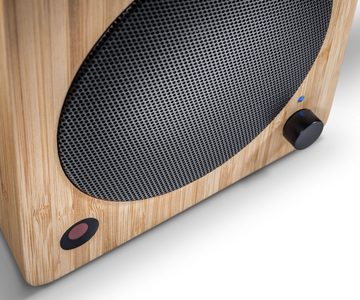 Wavemaster CUBE MINI 2.0 Regal-Lautsprecher (Bluetooth, 36 W, IR-Fernbedienung, Auto Switch, Subwoofer-Ausgang)