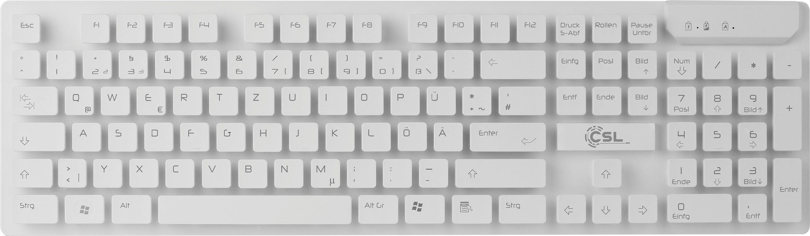 Desktop CSL Office Tastatur- und Kabelloses Maus-Set Set