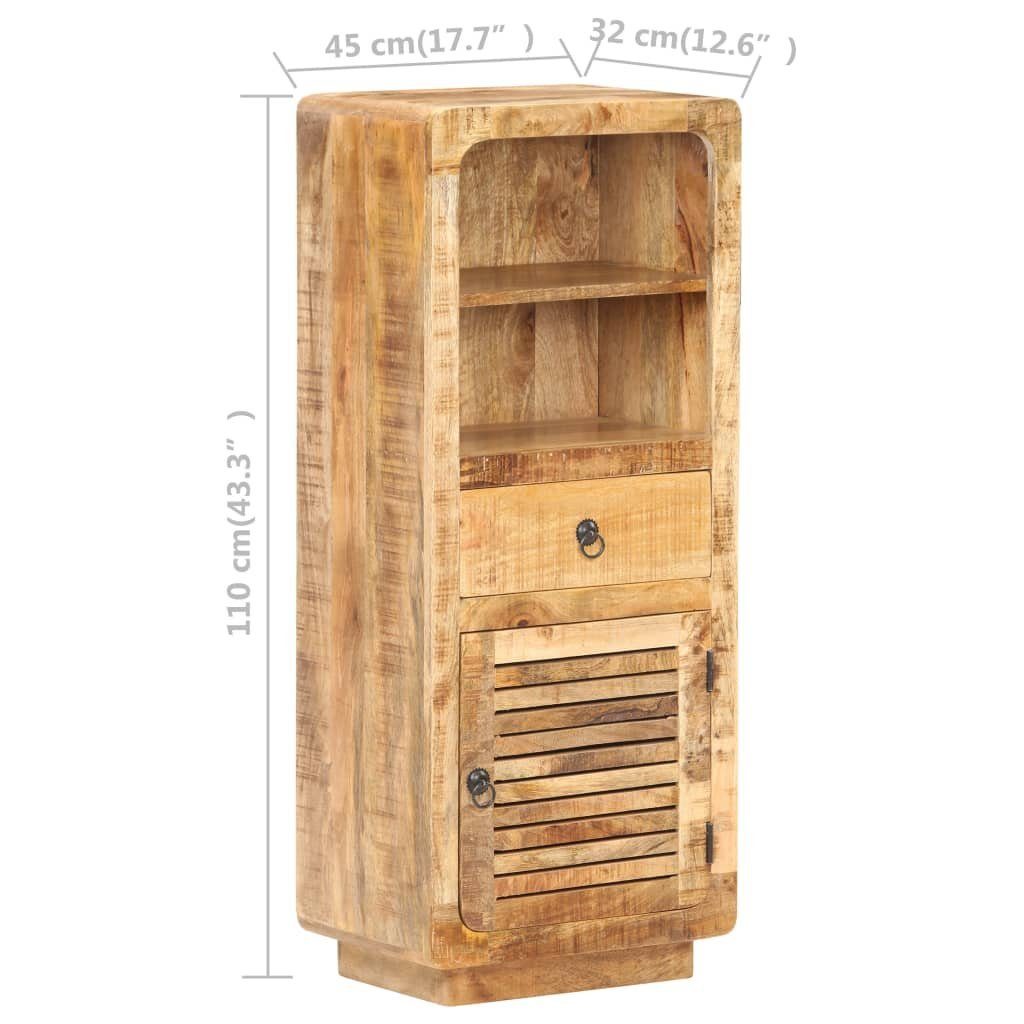 vidaXL Fächerschrank Highboard 45x32x110 cm Raues holz (1-St)
