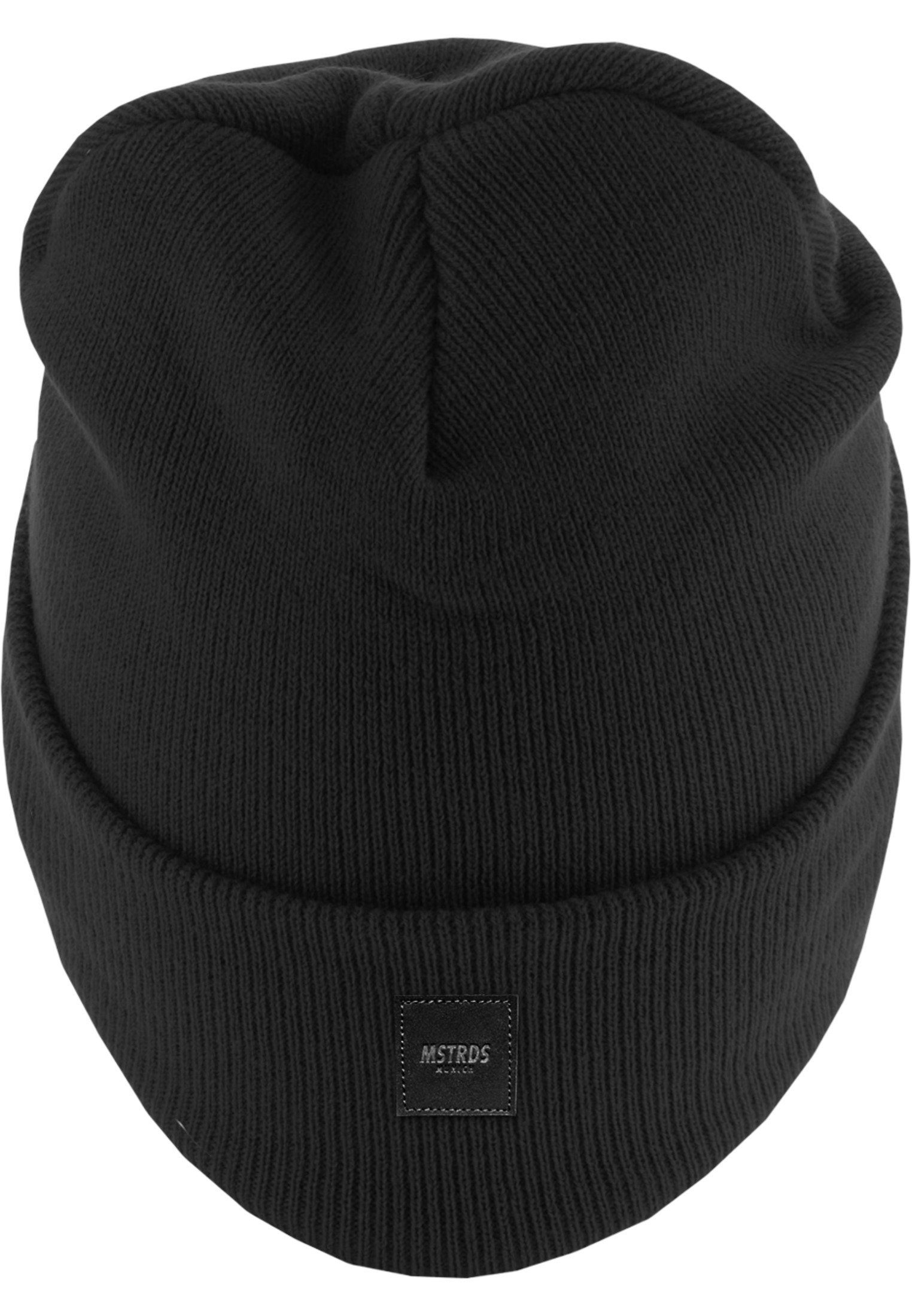 Beanie Beanie (1-St) Accessoires Cuff MSTRDS Letter Knit