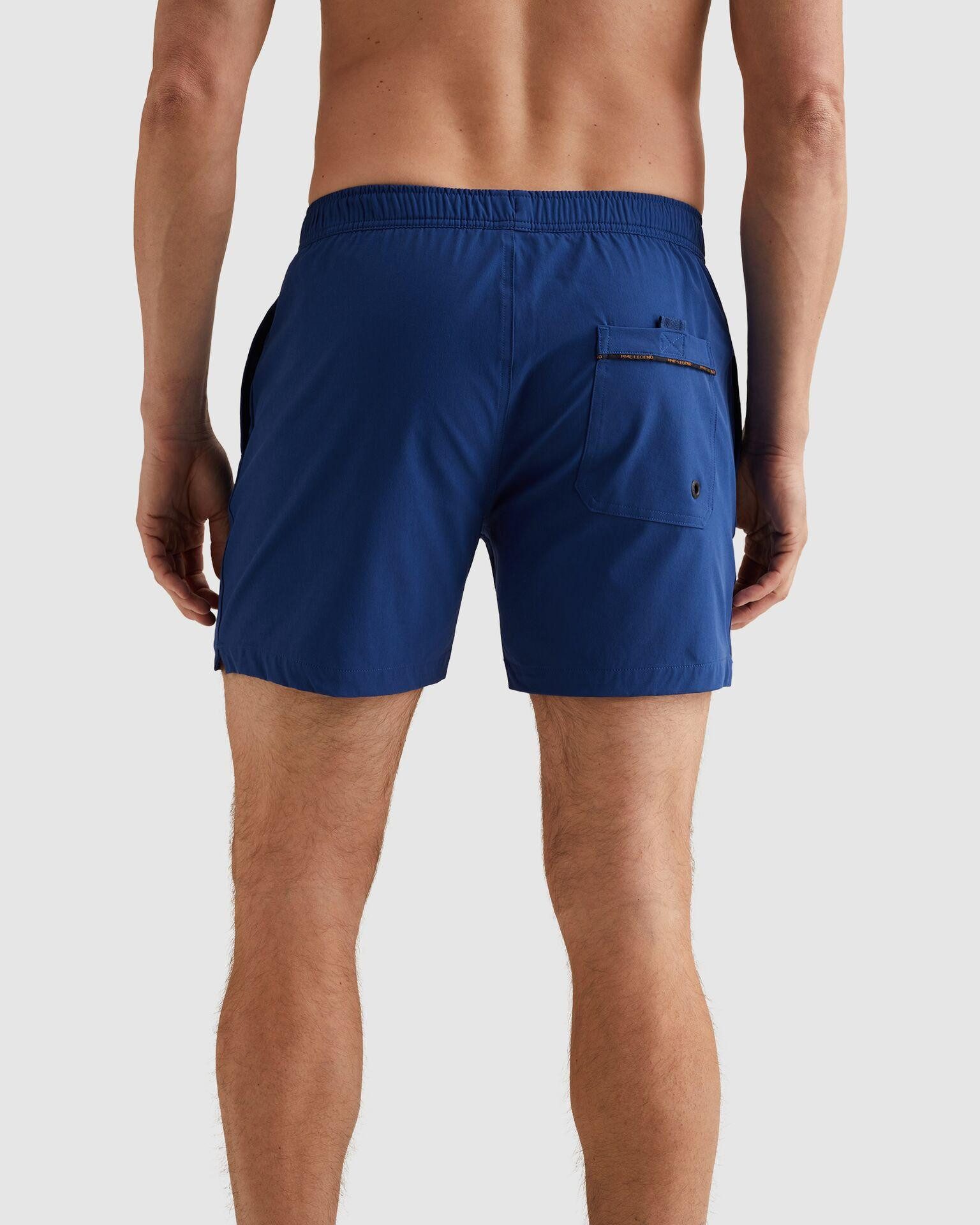 PME LEGEND Badeshorts AIRFRAME SWIMSHORTS BIG LOGO PRINT Seitliche Eingrifftaschen, Gesäßtasche