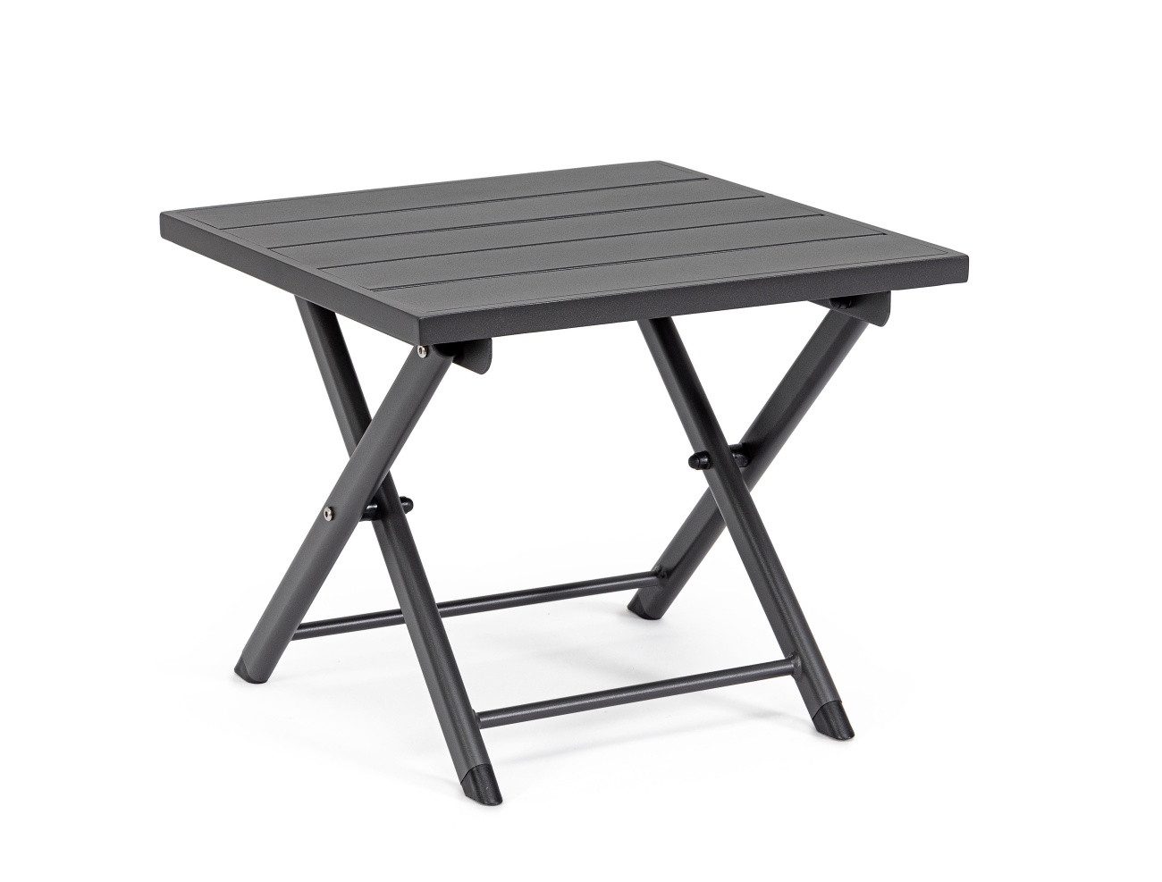 Beistelltisch Taylor aus Aluminium, Dunkelgrau