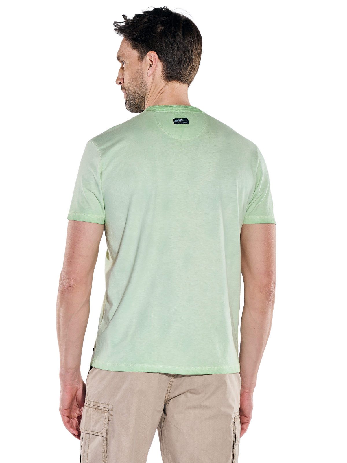 Engbers T-Shirt Herren Henley T-Shirt, Hellgruen