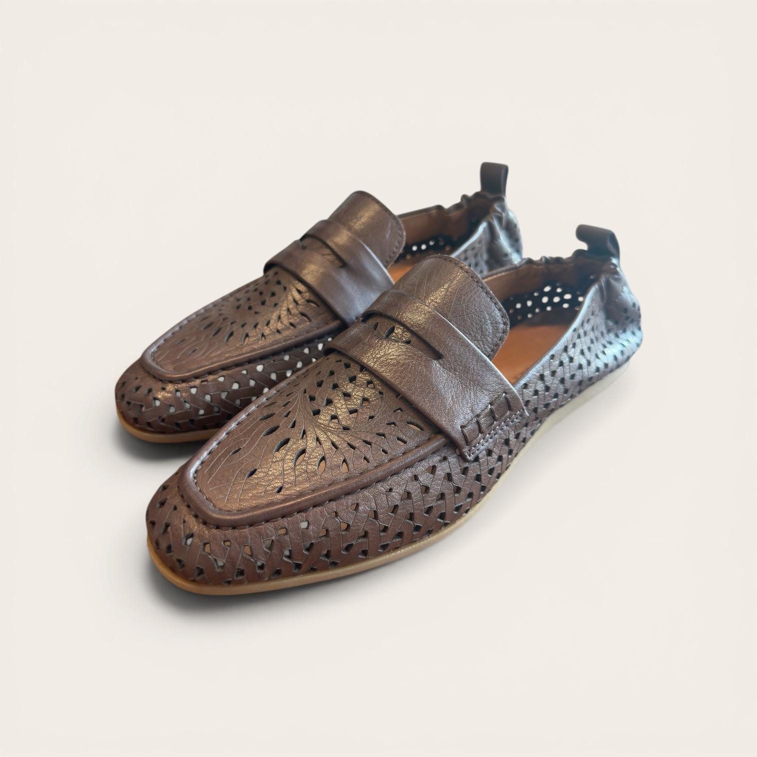 Begoria Begoria Mirella - Leichter Sommer Slipper aus Leder Loafer