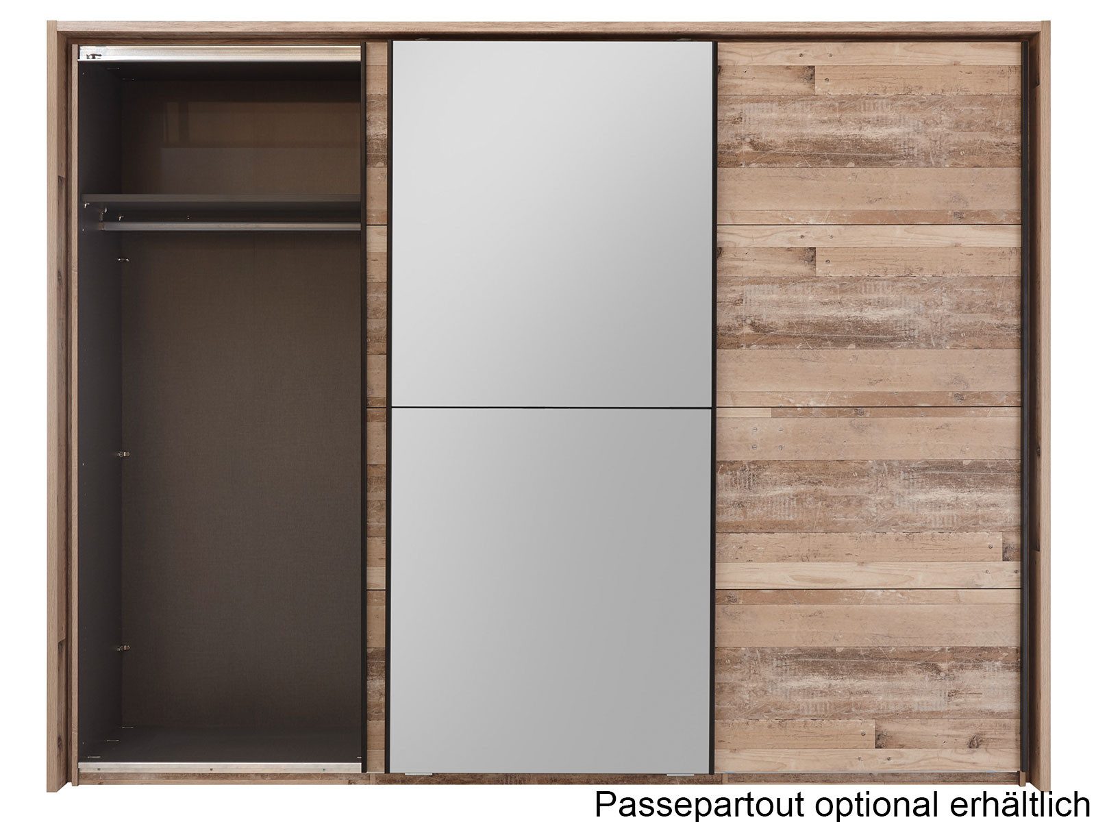 Pol-Power Schwebetürenschrank 270 x 210 x 63 cm (B/H/T)