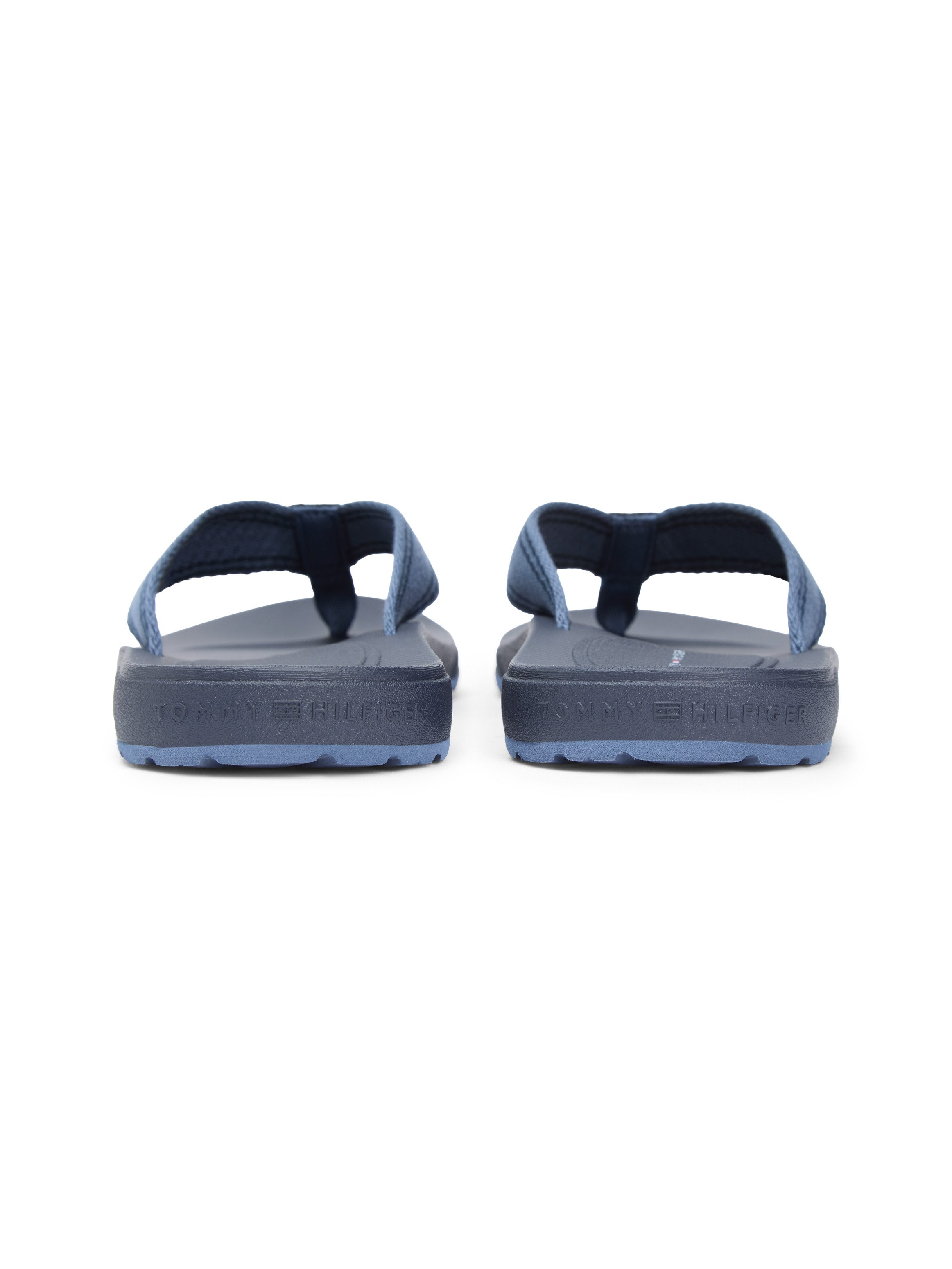Tommy Hilfiger MOLDED HILFIGER BEACH SANDAL Zehentrenner, Plateau, Sommerschuh, Strandschuh mit Streifen