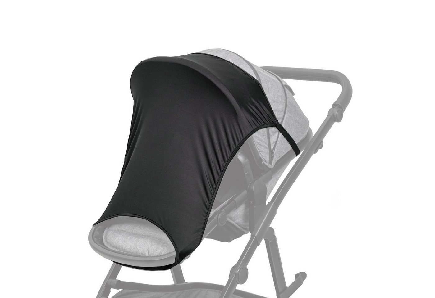 Thumbnail - Titaniumbaby Sonnensegel Elastischer Sonnenschutz für Kinderwagen, Buggy und Babyschale, (universell passend), UV-Schutz...