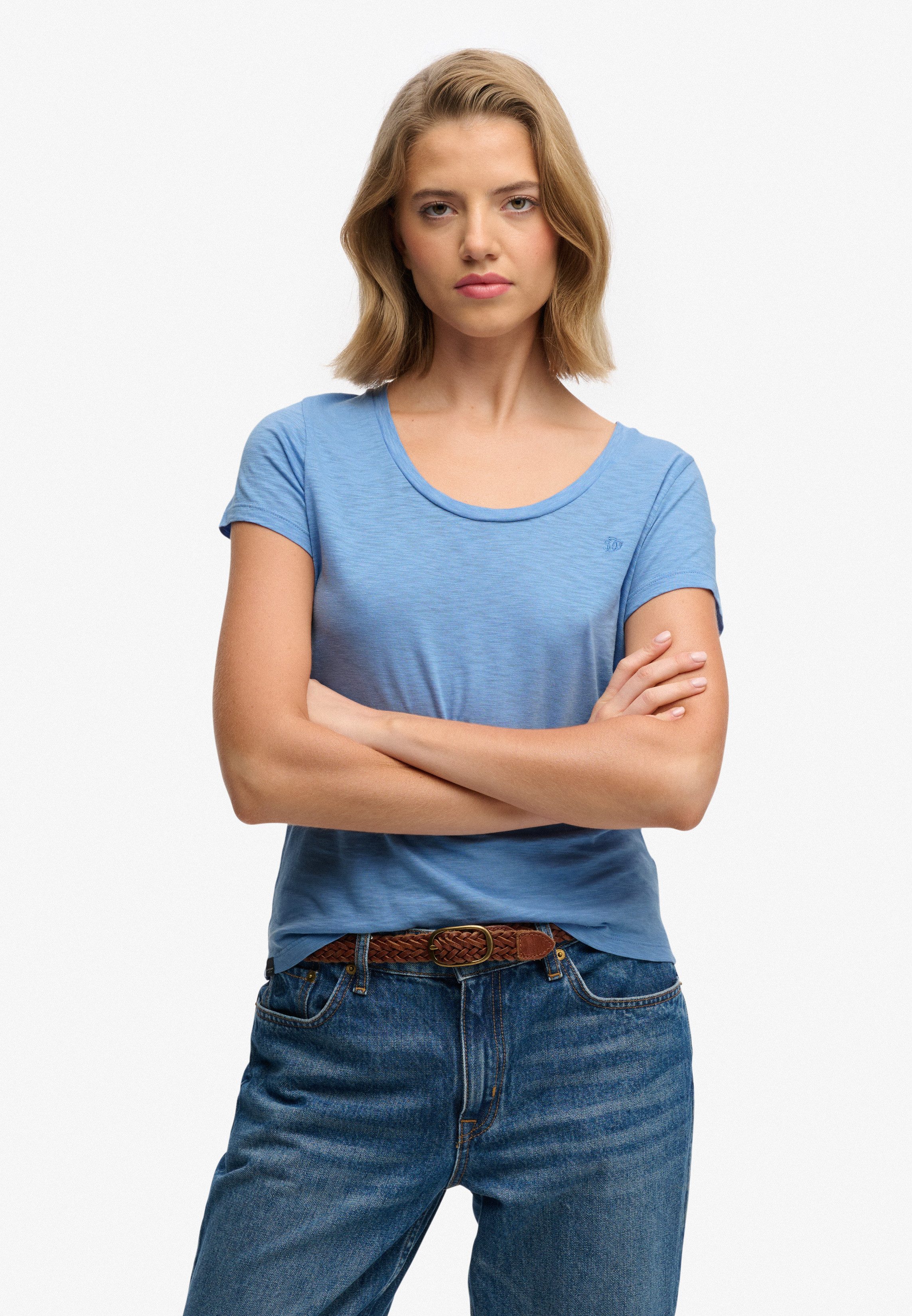 Superdry T-Shirt STUDIOS SCOOP NECK TEE günstig online kaufen